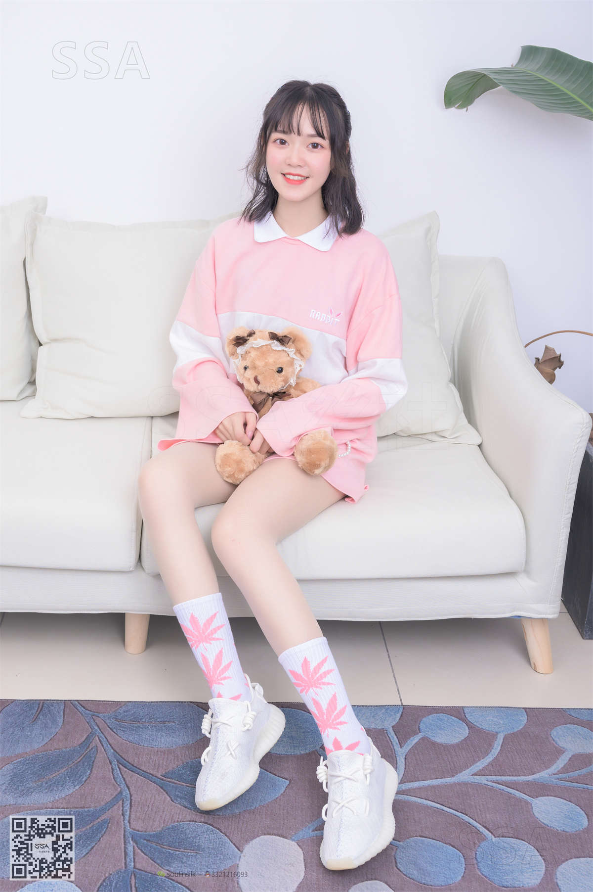 图片[2]-SSA丝社 NO.207 阳阳邻家阳光少女-日更街拍