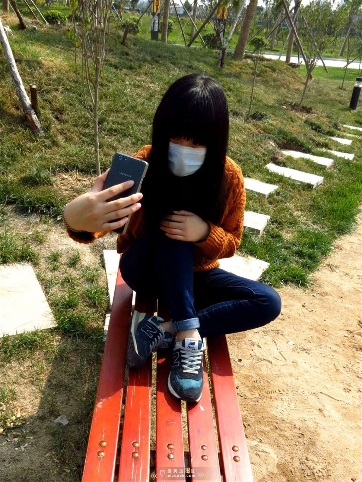 MZSOCK-2018 No.243 N字牛仔裤可爱女生船袜_裸足 【第二季】-日更街拍