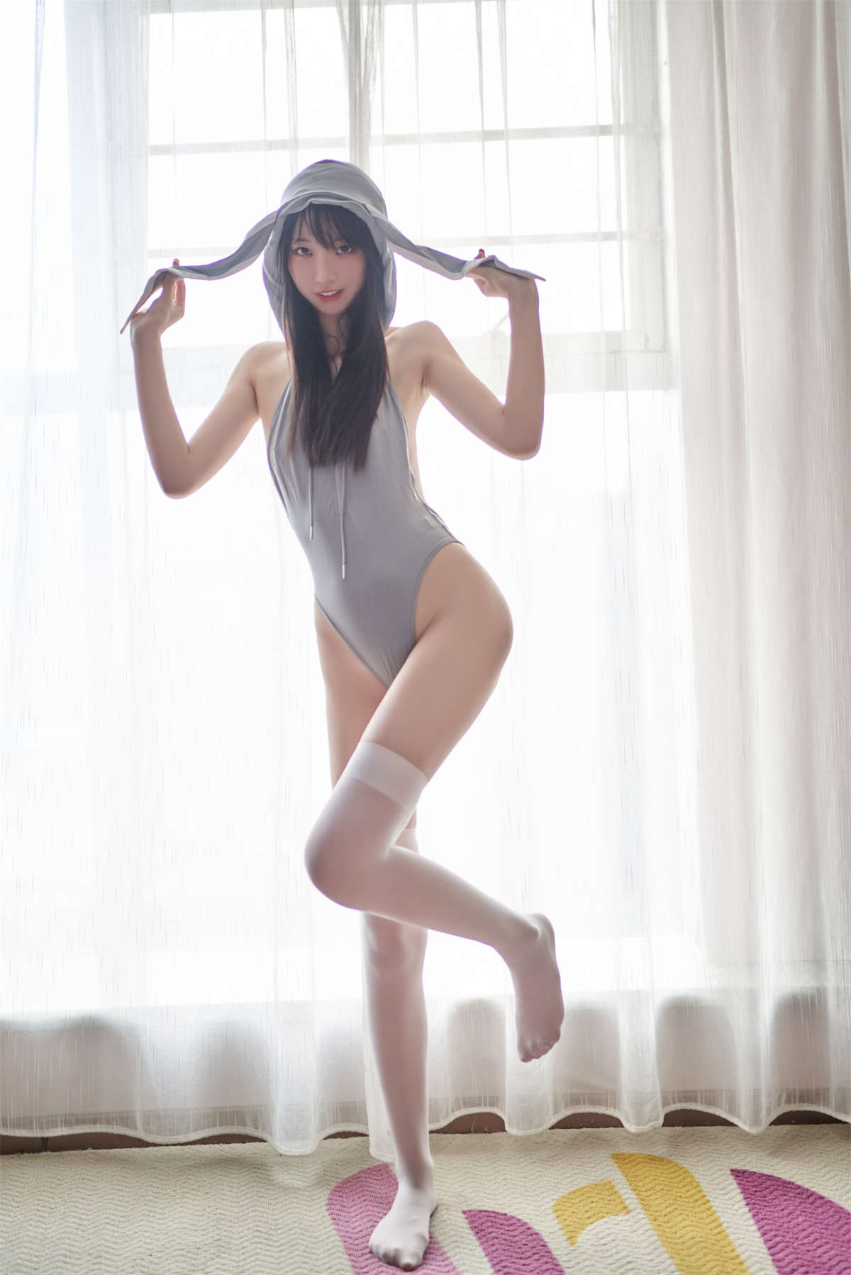 图片[2]-西瓜 连体泳衣-日更街拍