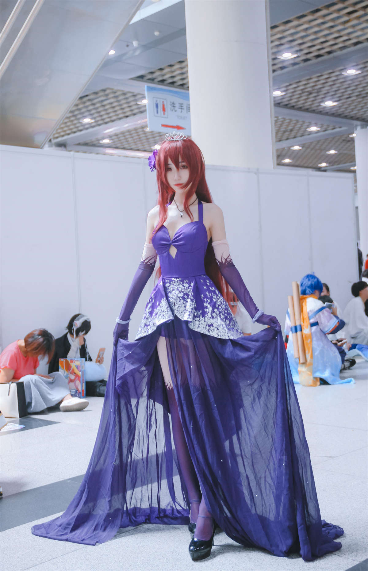 妖君白研 FATE GRAND ORDER COS FGO漫展场照斯卡哈-日更街拍