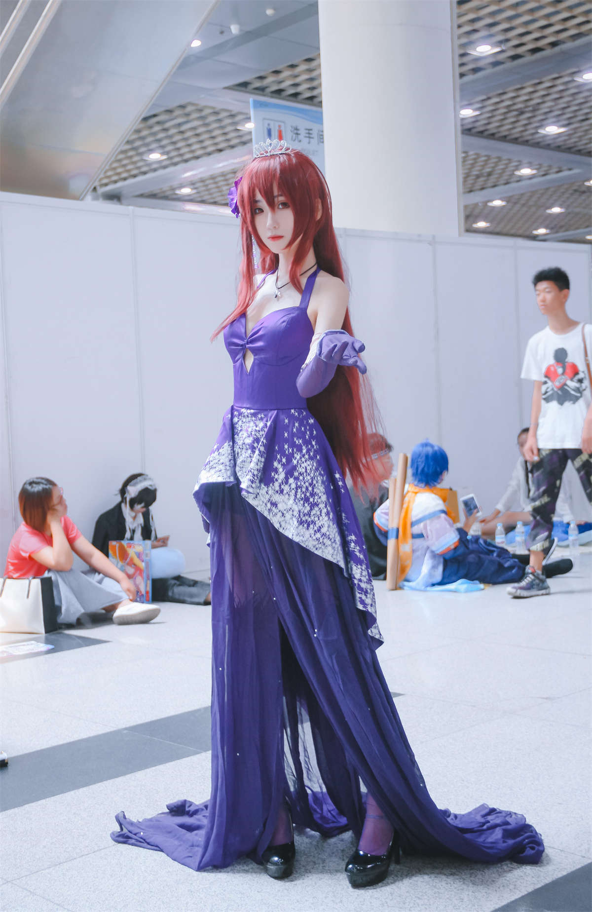 图片[2]-妖君白研 FATE GRAND ORDER COS FGO漫展场照斯卡哈-日更街拍