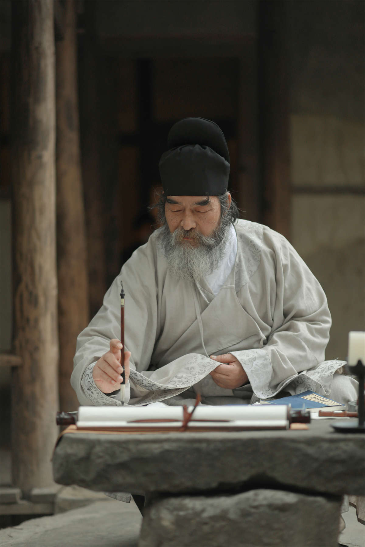 YITUYU艺图语 2023.04.30 杜甫 汉服爷爷云中鹤-日更街拍