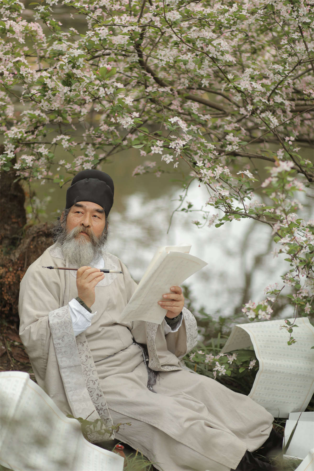 YITUYU艺图语 2023.04.30 杜甫 汉服爷爷云中鹤插图1