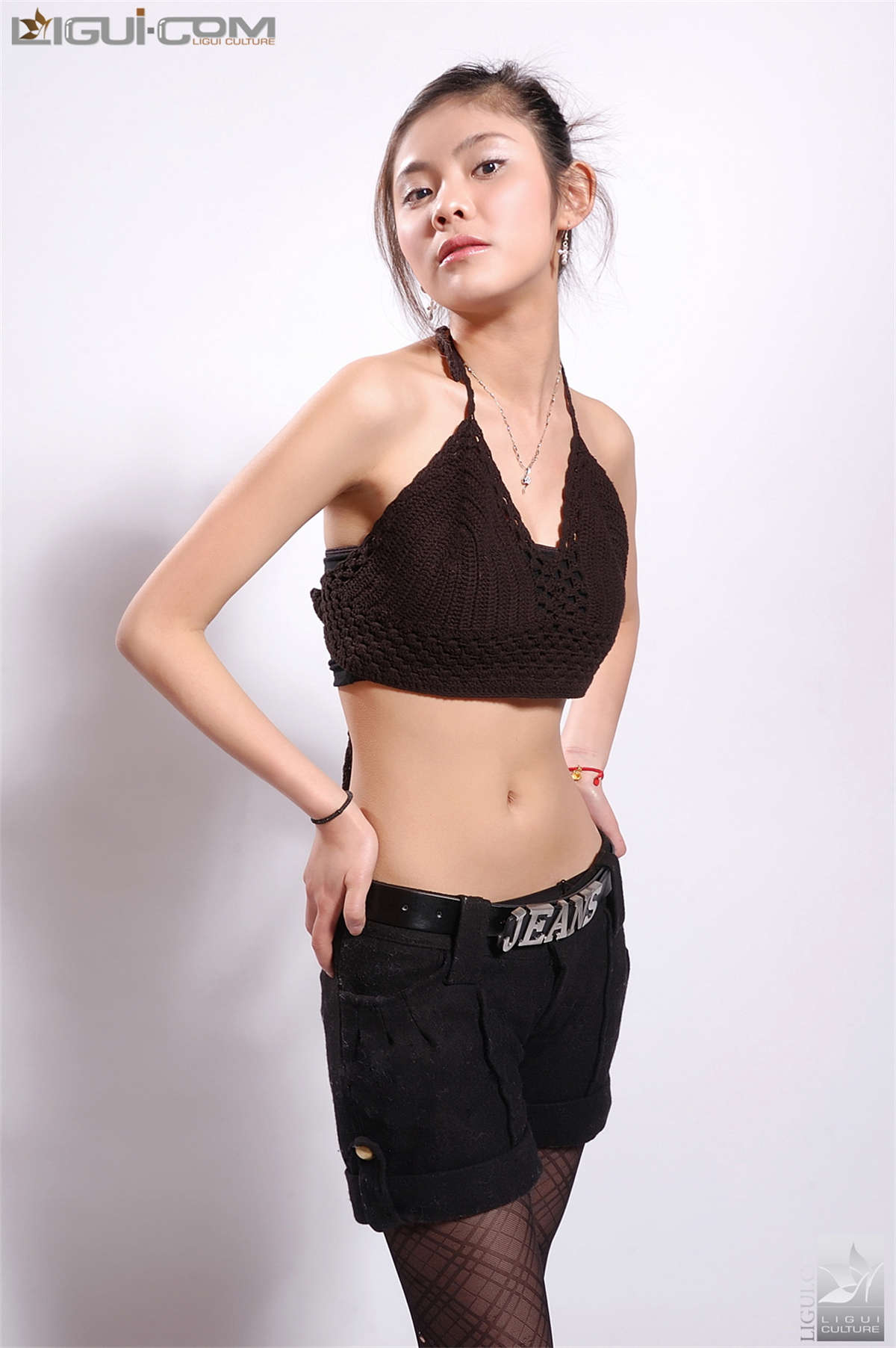 图片[2]-Ligui丽柜 20081103 黑丝棉BRA 彭维娜-日更街拍