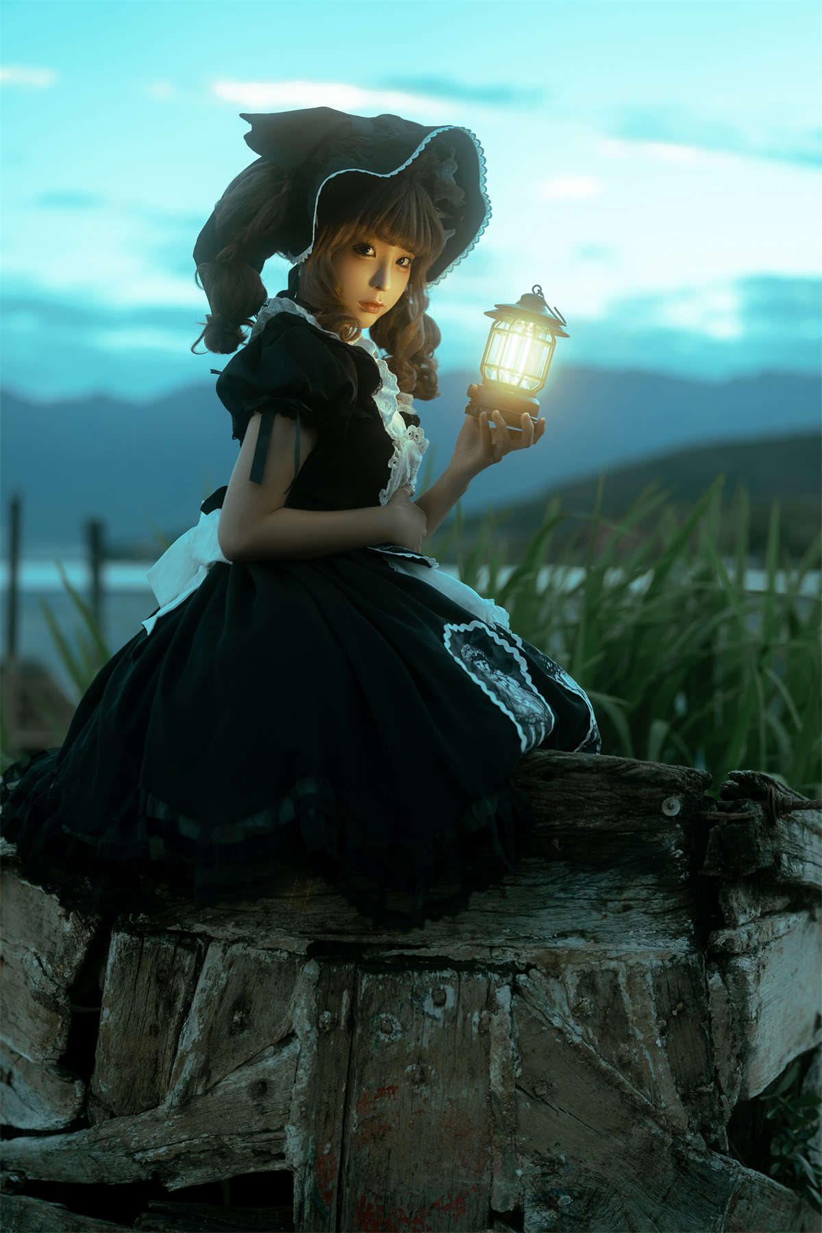 图片[2]-知名动漫博主-蠢沫沫 洱海黑色-日更街拍