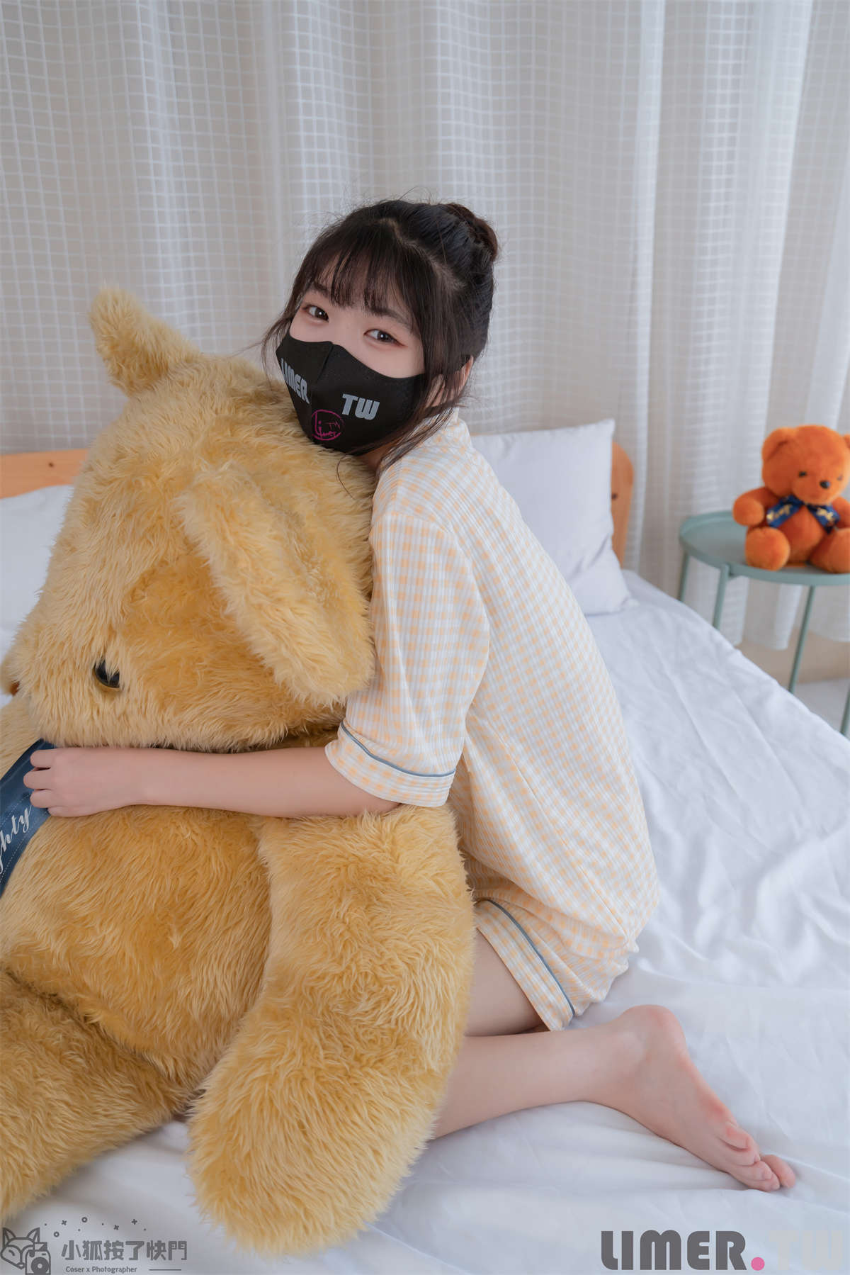 图片[2]-Limerence原创 No.64 素人梦梦 妹妹在休假日的裸足居家服-日更街拍