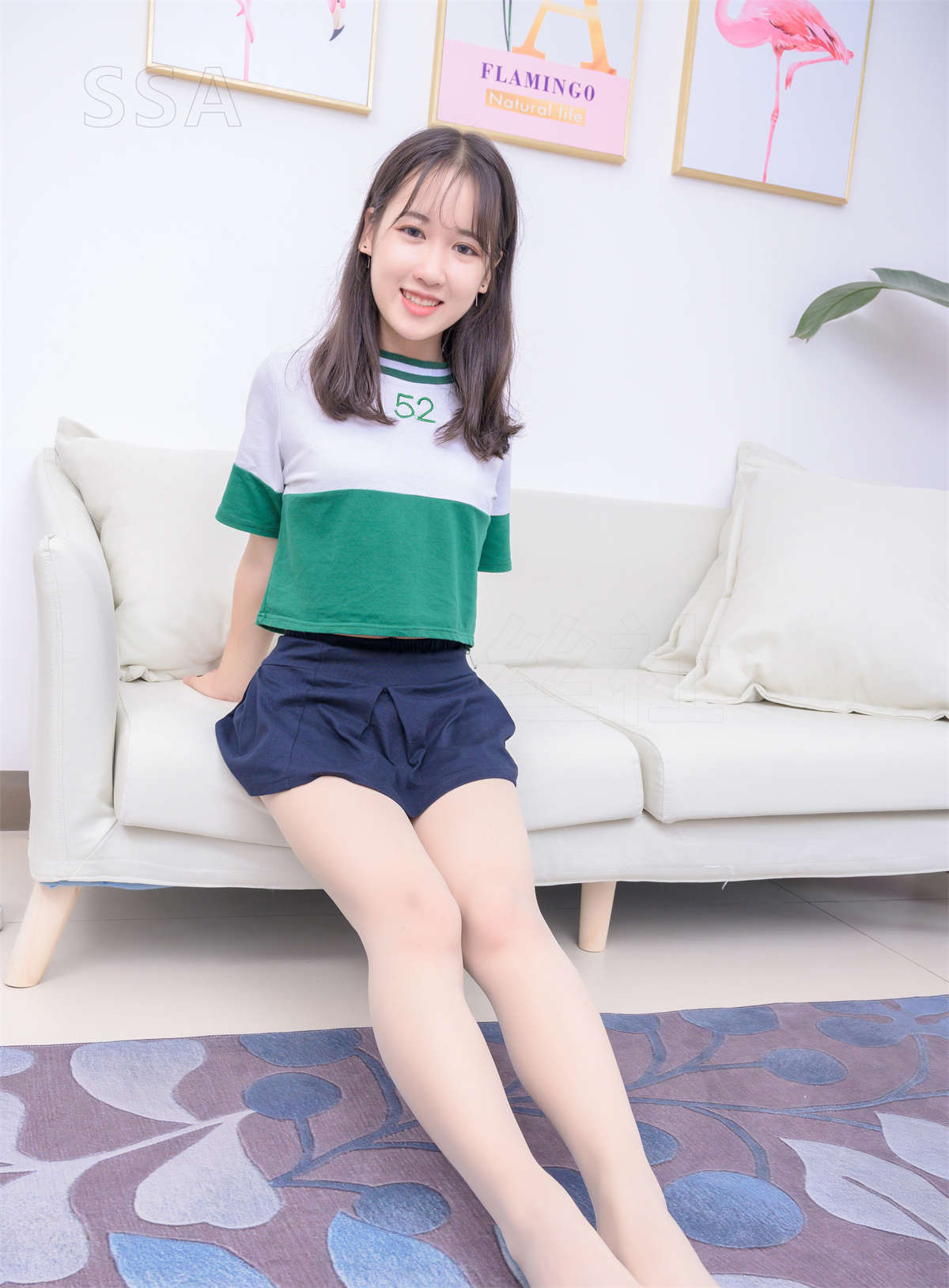 SSA丝社 NO.216 小夏 齐臀短裙（下）-日更街拍