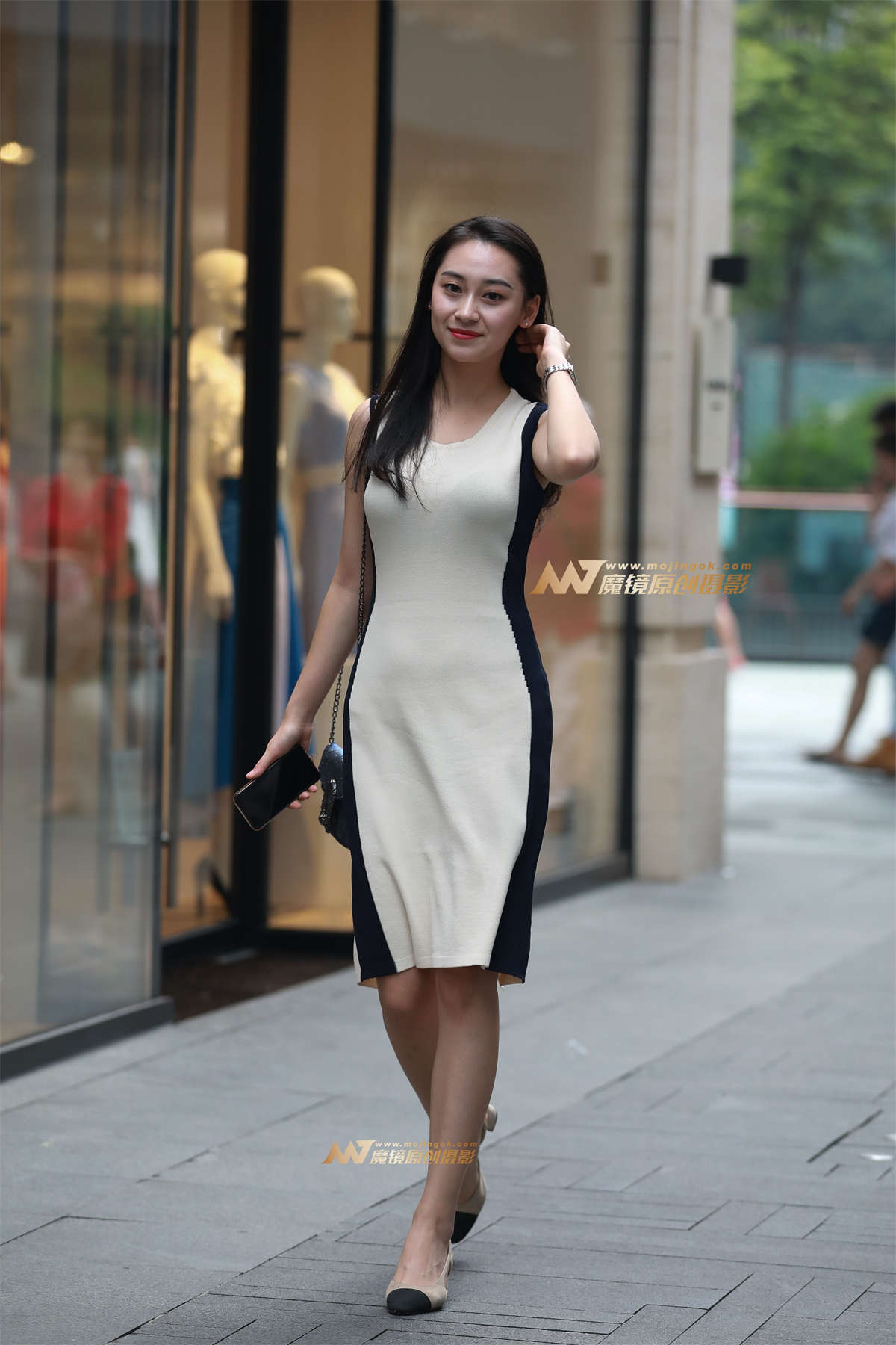 【凯恩赛帖】高挑长裙美女-日更街拍