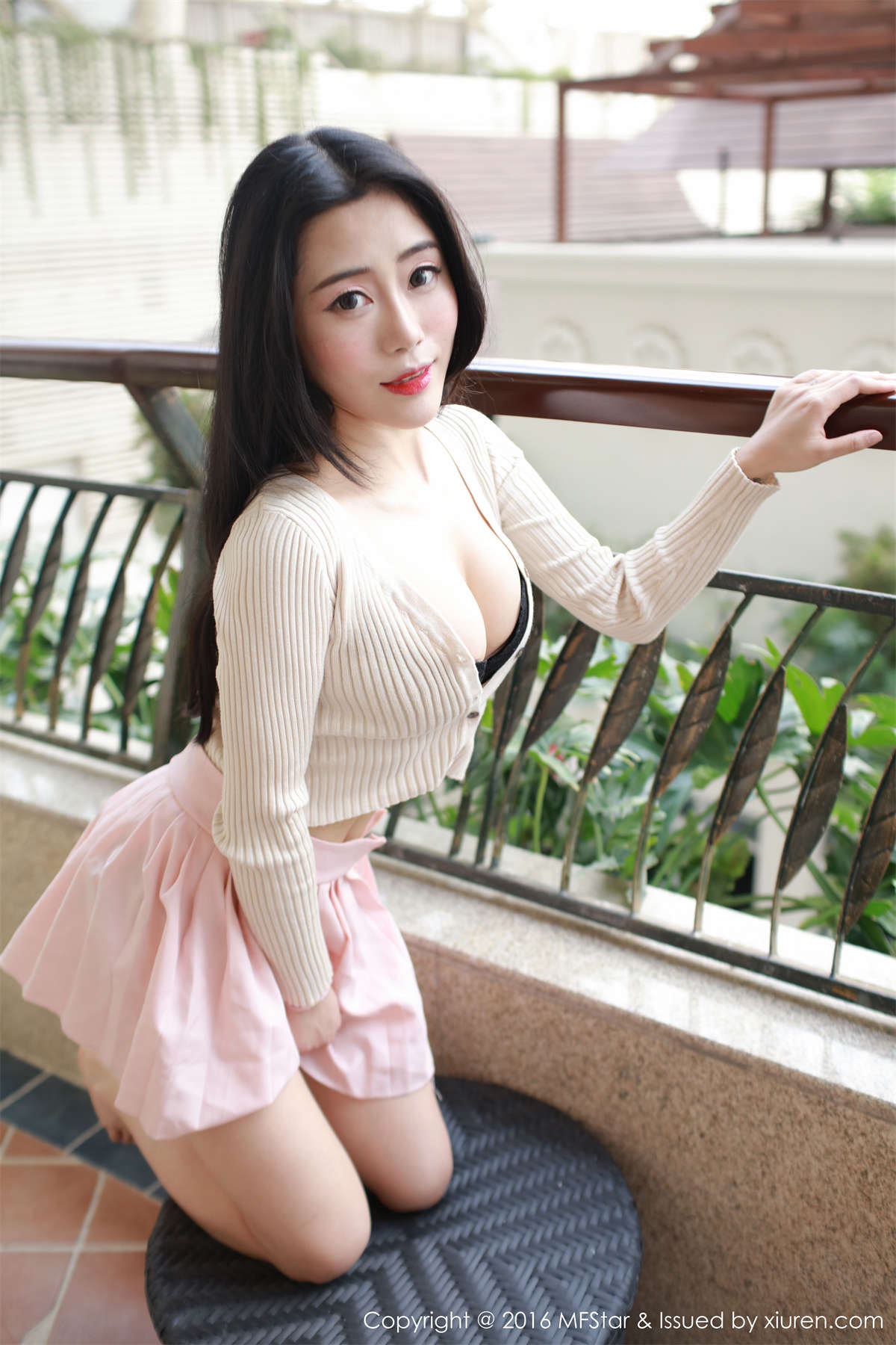 MFStar模范学院 2016.04.12 VOL.048 兜豆靓Youlina-日更街拍