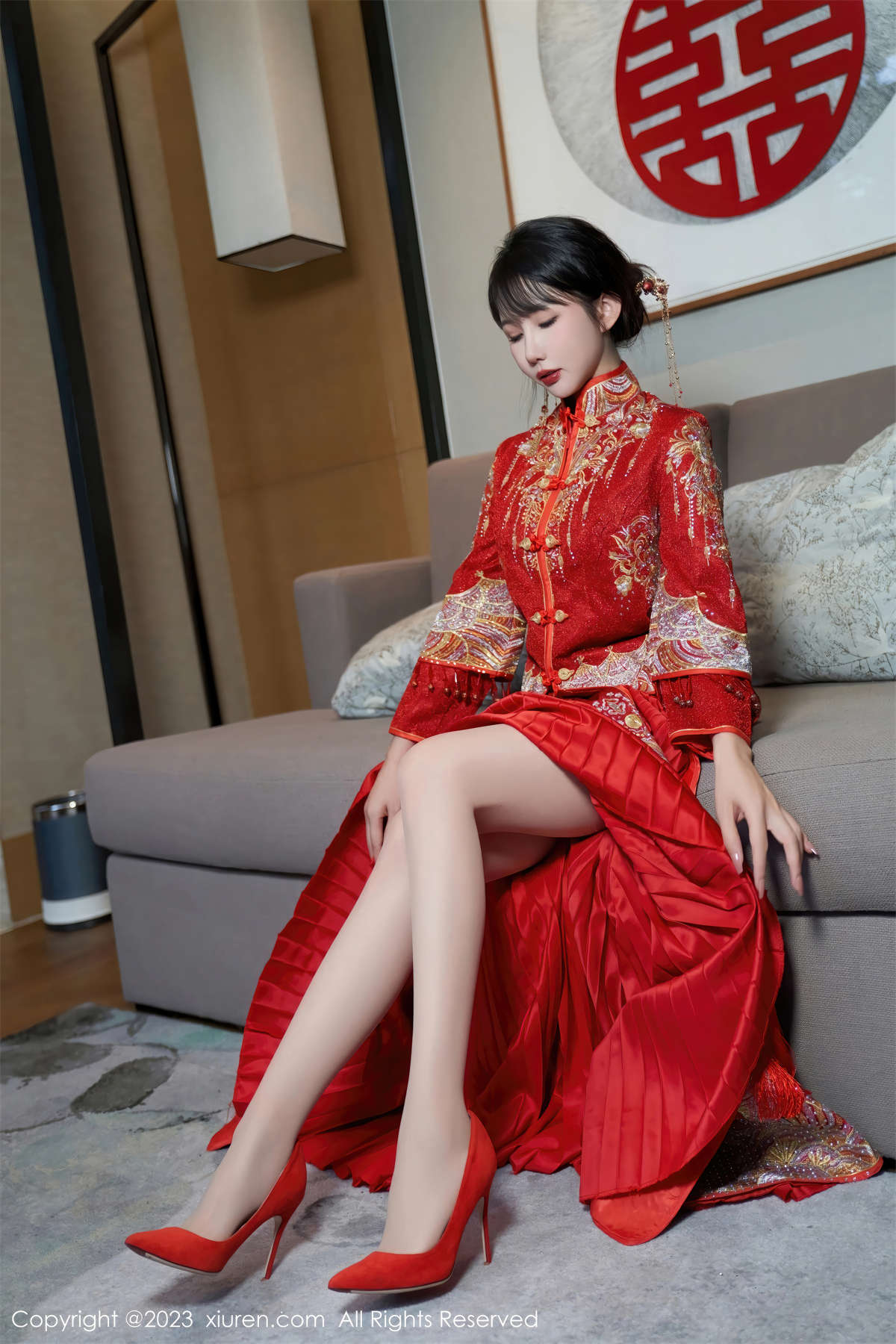 图片[2]-Xiuren秀人网 2023.11.28 No.7729 波巧酱-日更街拍