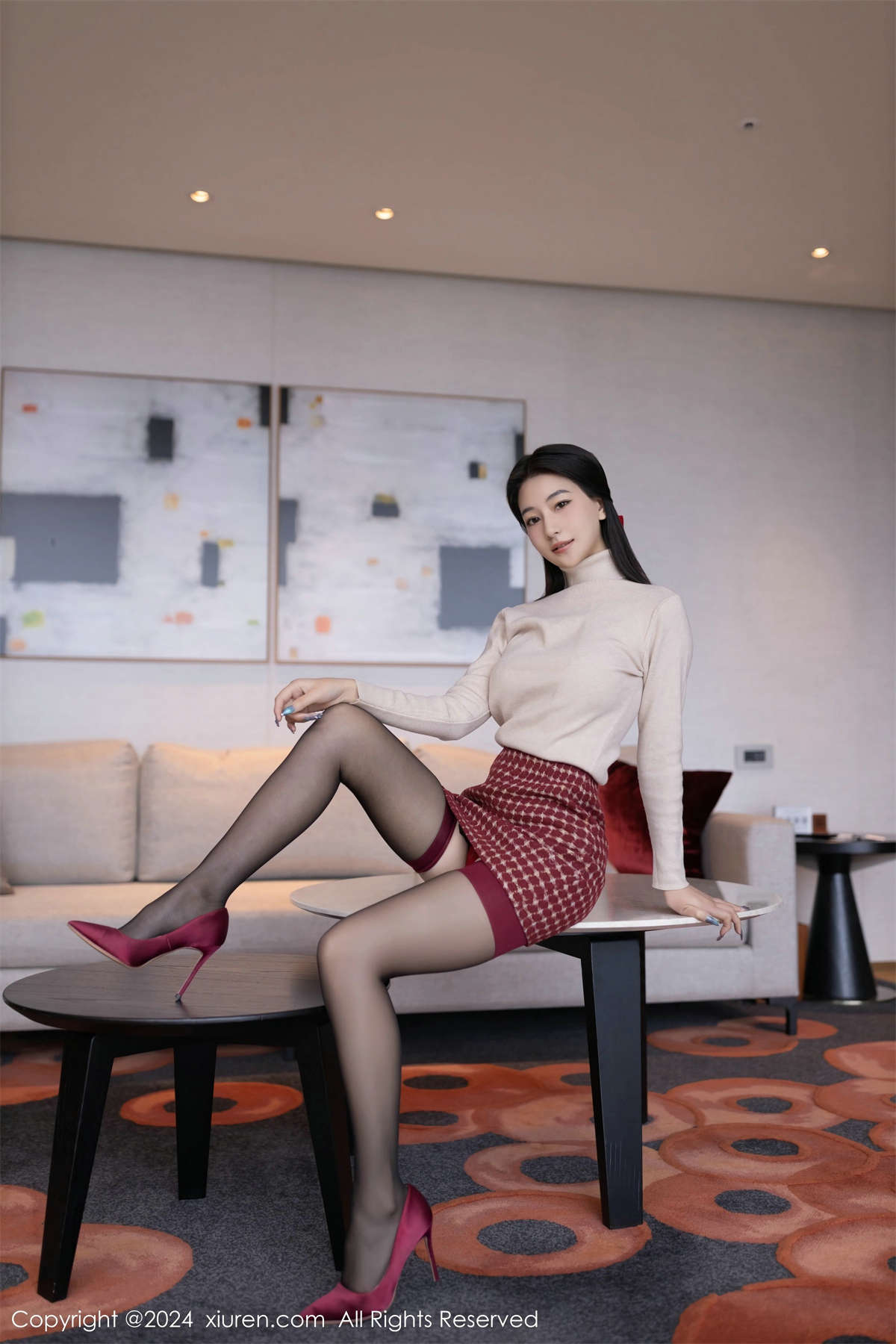 图片[2]-Xiuren秀人网 2024.02.06 No.8074 熊小诺-日更街拍