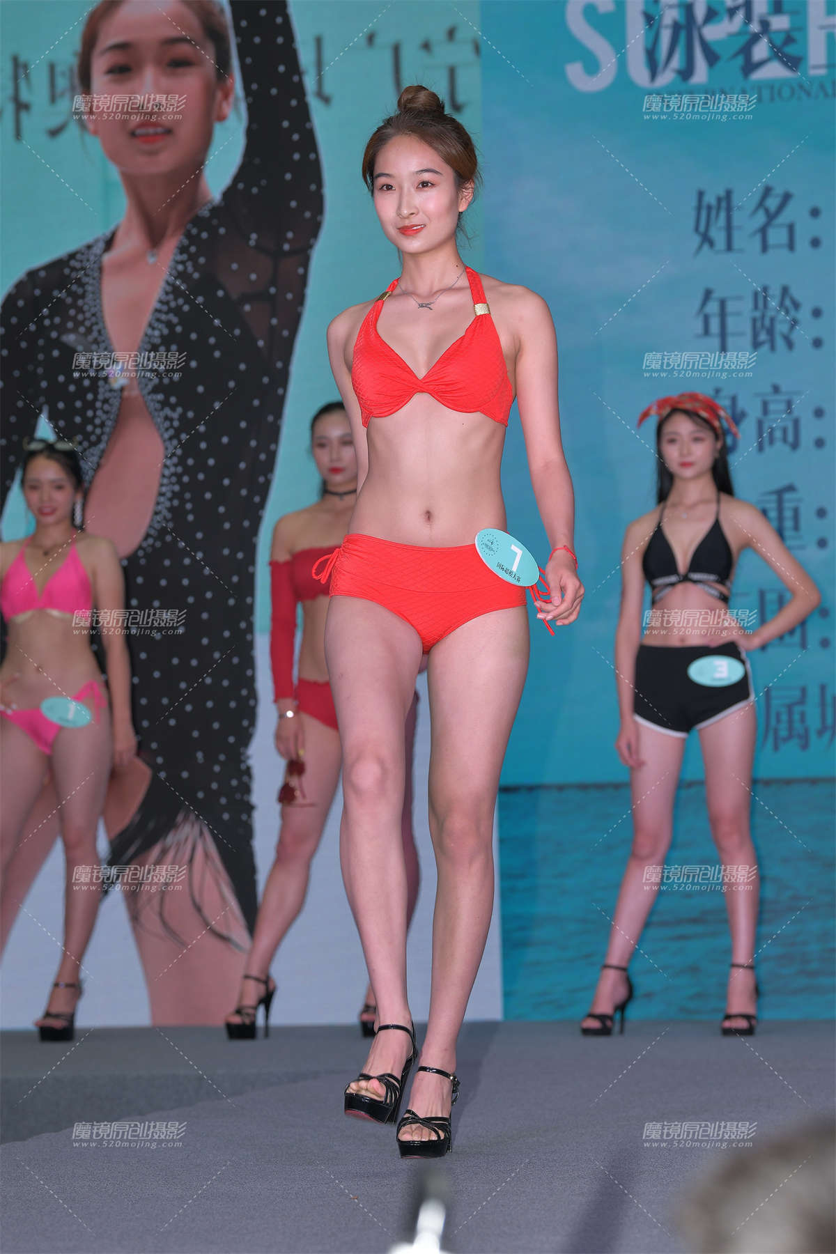 【视觉冲击赛贴】2019超模半决赛2~7号选手-日更街拍