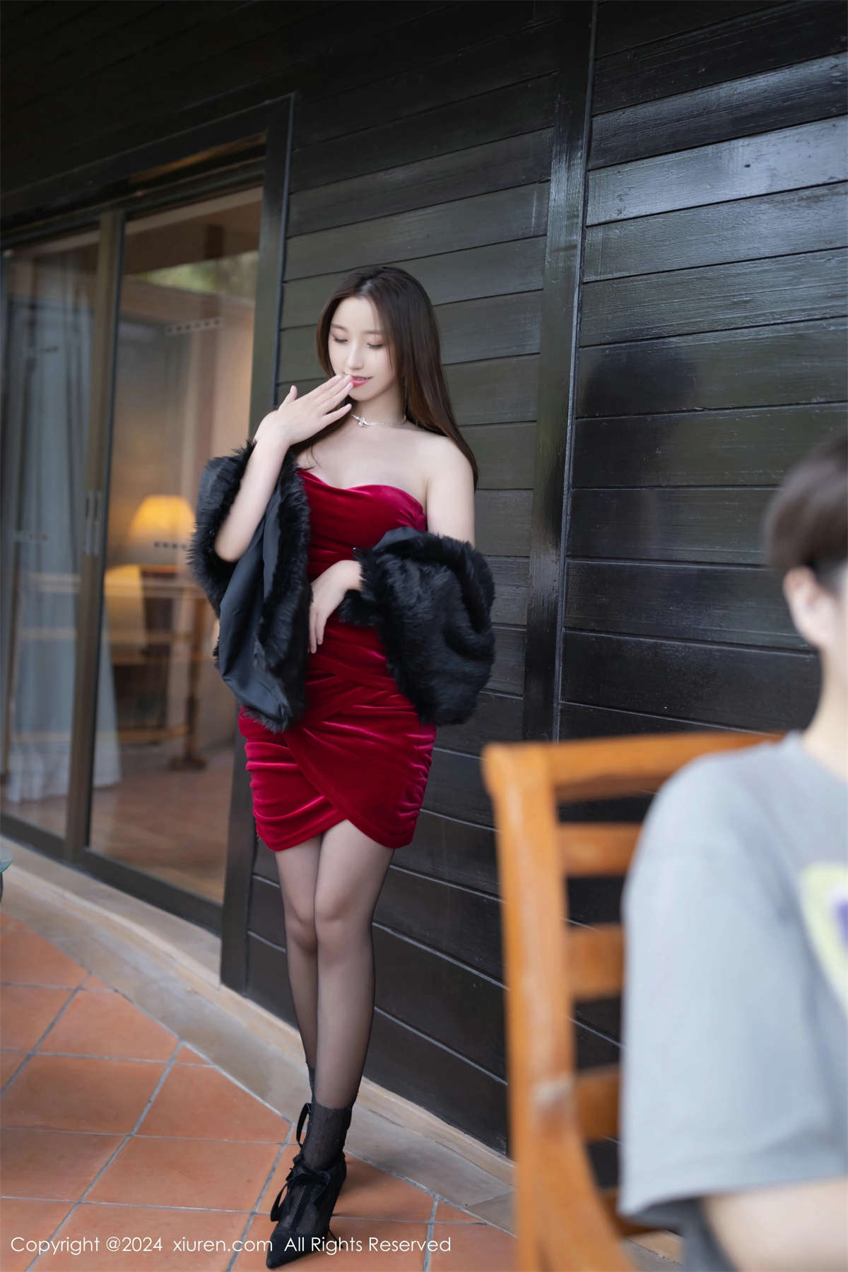 图片[2]-Xiuren秀人网 2024.02.06 No.8077 杏子Yada-日更街拍