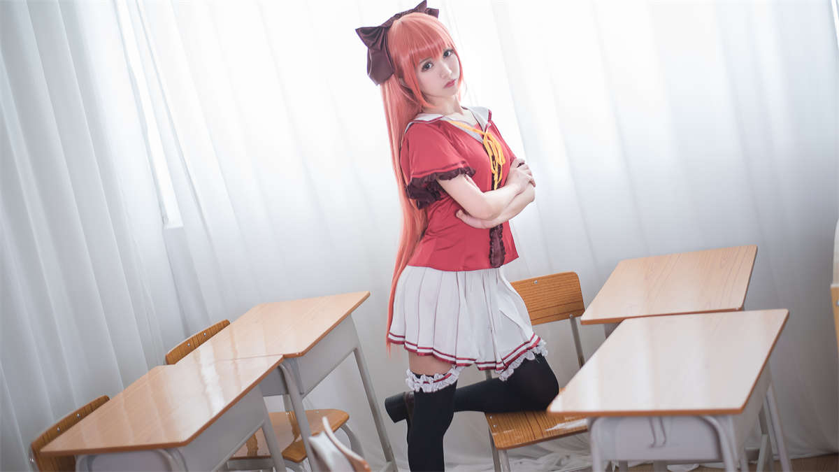 图片[2]-鳗鱼霏儿 No.003 红发魔女-日更街拍