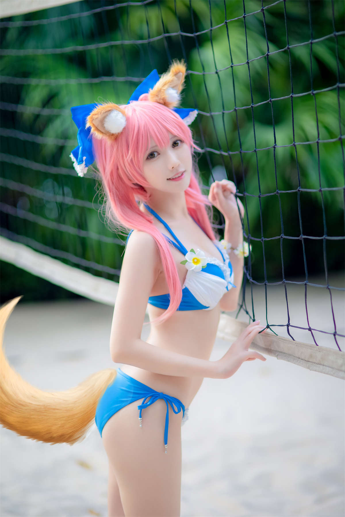 图片[2]-鳗鱼霏儿 No.004 玉藻前 泳装-日更街拍