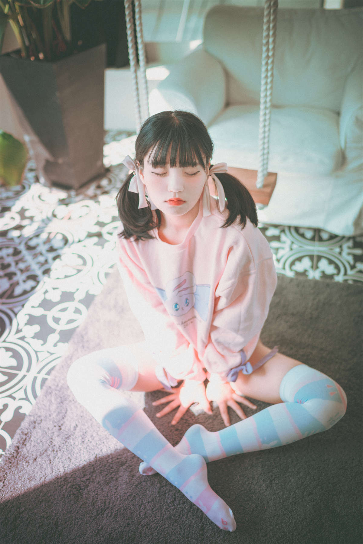 图片[2]-[DJAWA] Jenny – Lovely Pink-日更街拍