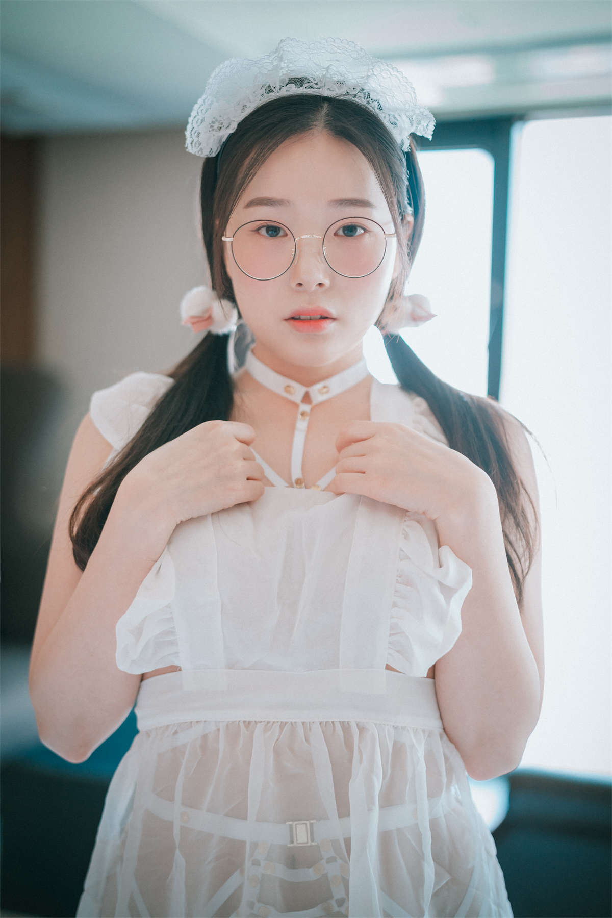 [DJAWA] PIA – Sheer Chiffon Apron-日更街拍