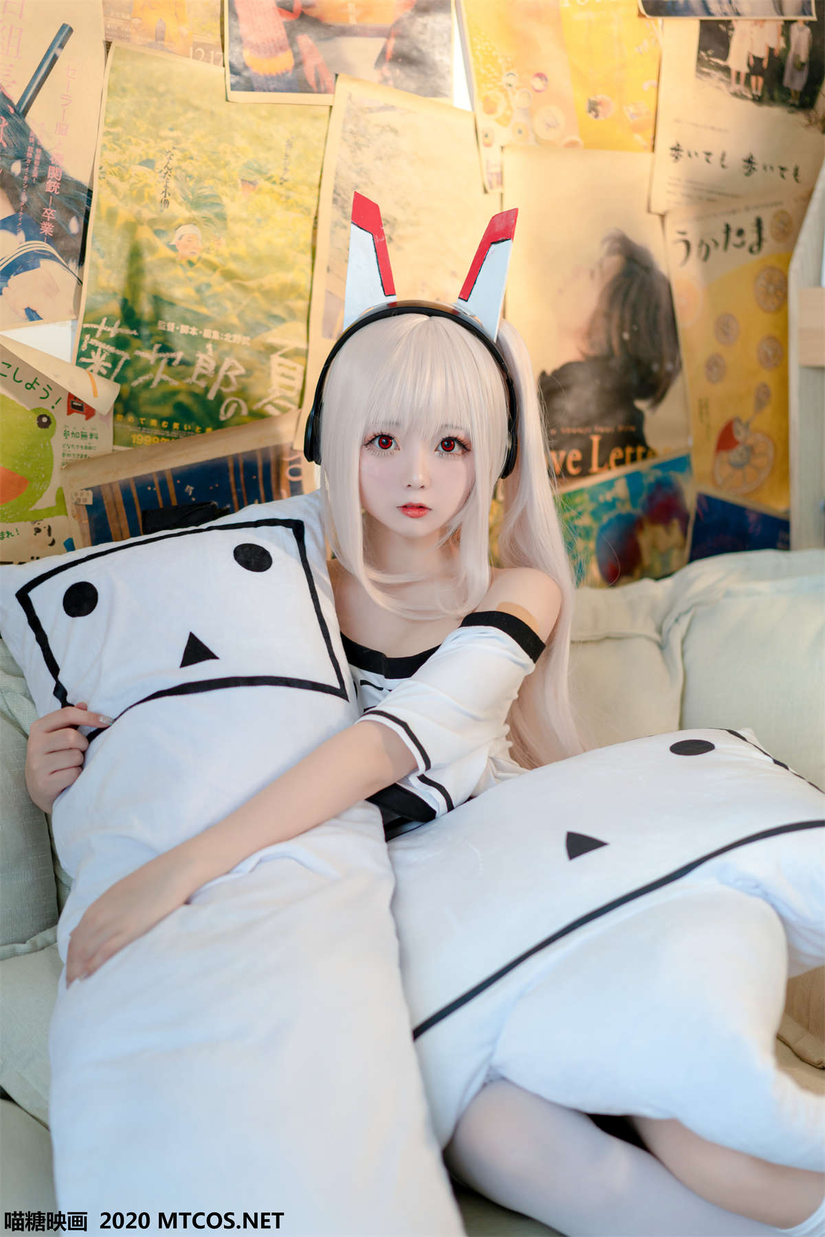 喵糖映画 VOL.113 白丝宅T-日更街拍