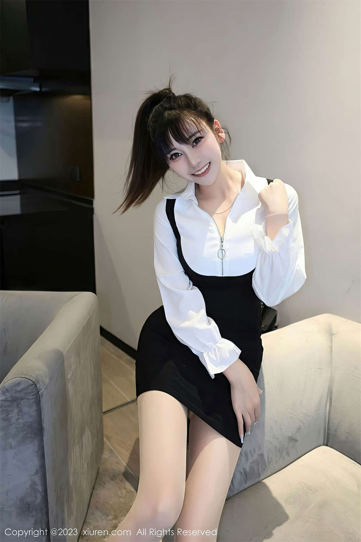 图片[2]-Xiuren秀人网 2023.05.09 No.6700 夏希-日更街拍