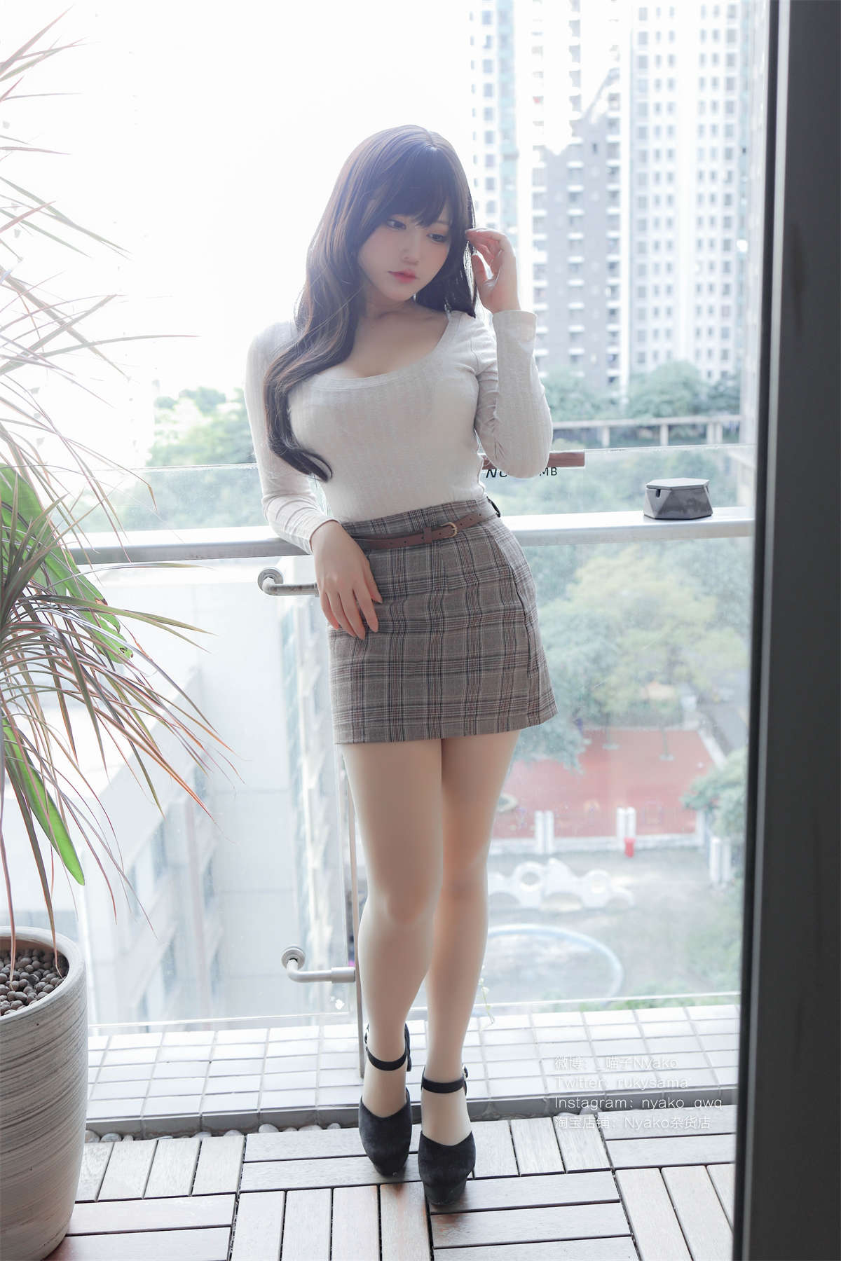 图片[2]-Nyako喵子 NO.033 人妻本-日更街拍