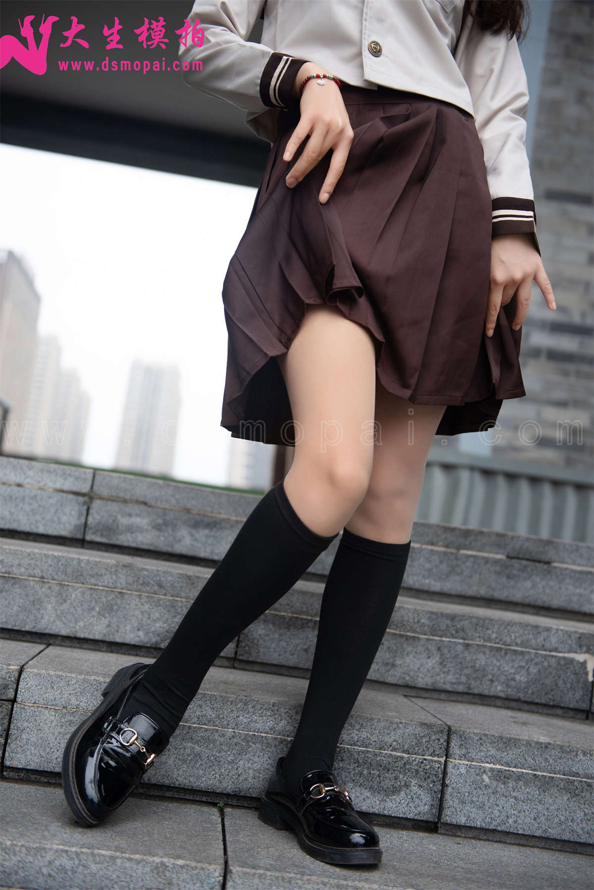 图片[2]-大生模拍 NO.200 漫语 双层丝-日更街拍