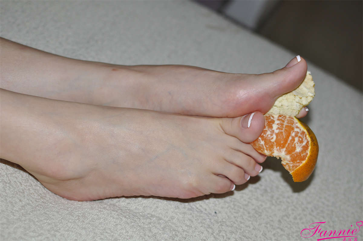 图片[2]-Fannie芬妮美足园NO.420 恰似你的甜蜜秋橘篇（上）-日更街拍