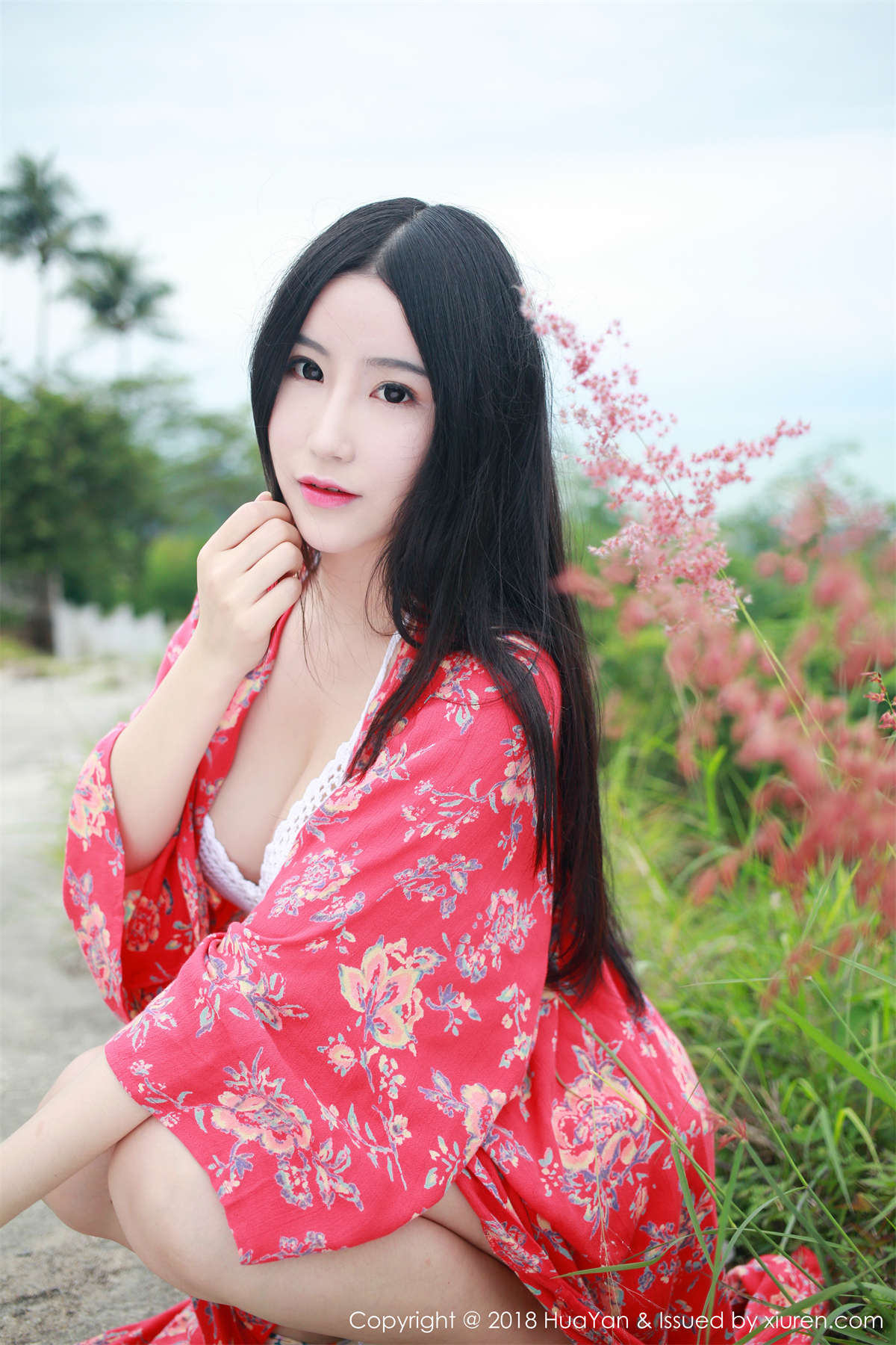 HuaYan花の颜 2018.02.11 VOL.055 谢芷馨Sindy-日更街拍