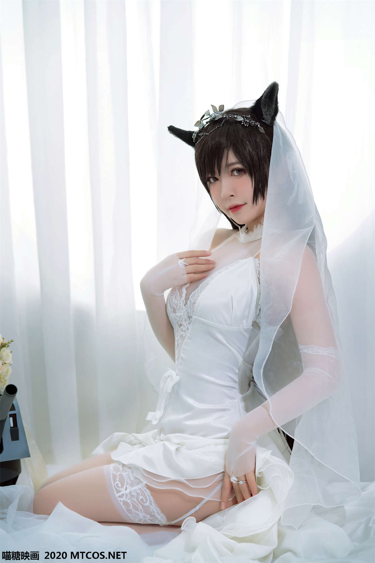 图片[2]-喵糖映画 VOL.115 婚纱爱宕-日更街拍