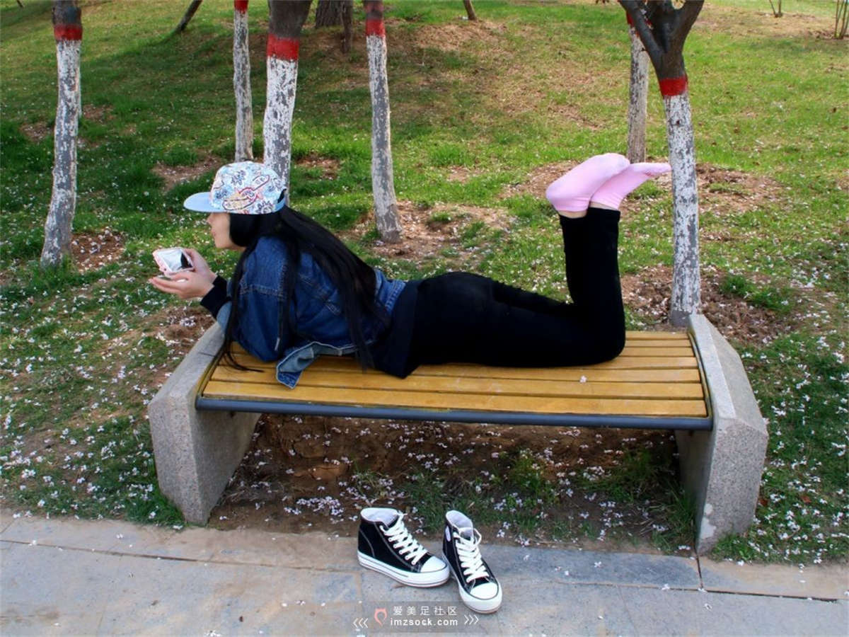 图片[2]-MZSOCK-2018 No.268 棒球帽小姐姐帆布鞋棉袜裸足 【第二季】-日更街拍