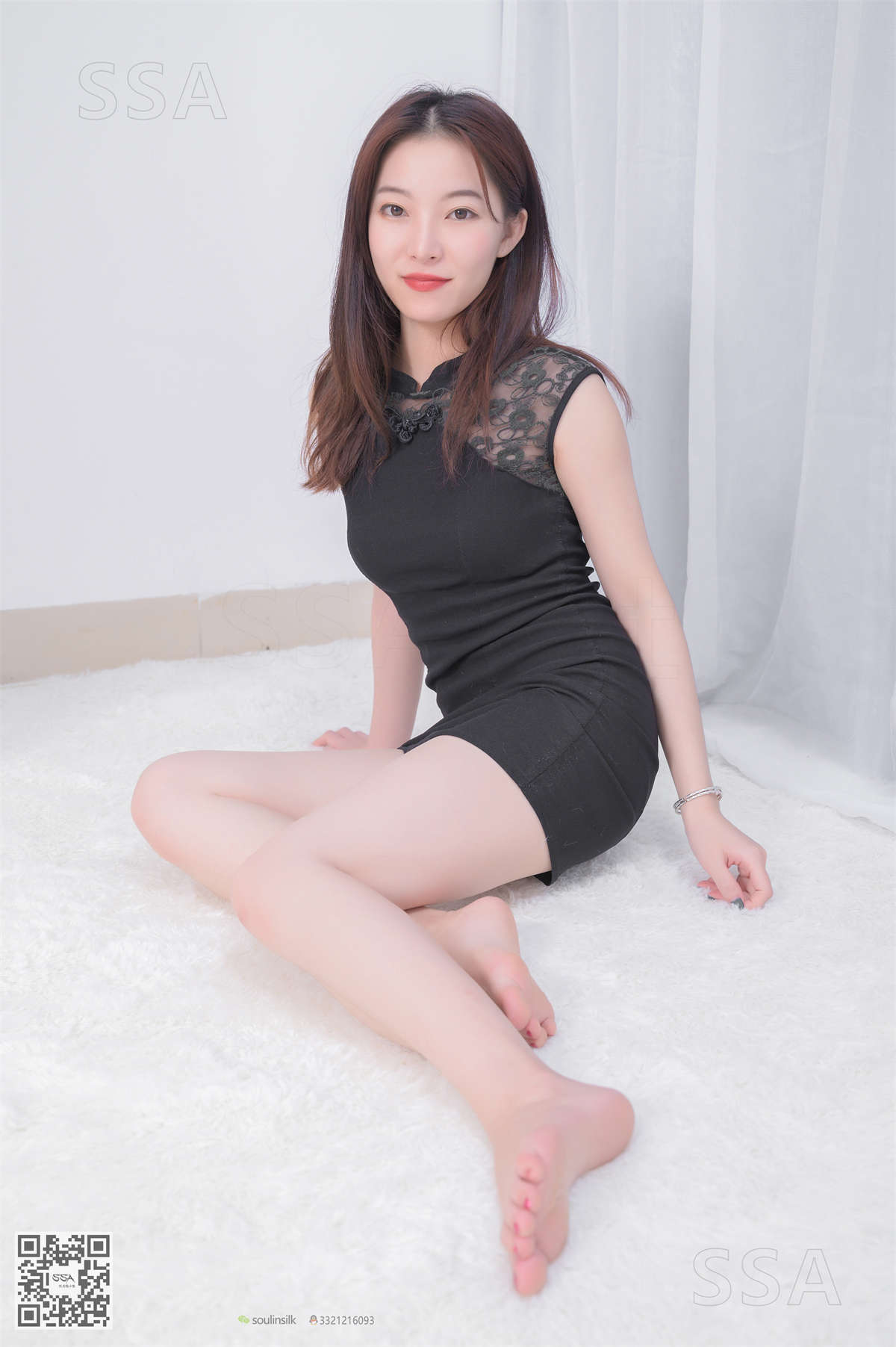 SSA丝社 NO.199 莉莉 改良旗袍试穿体验（下）-日更街拍