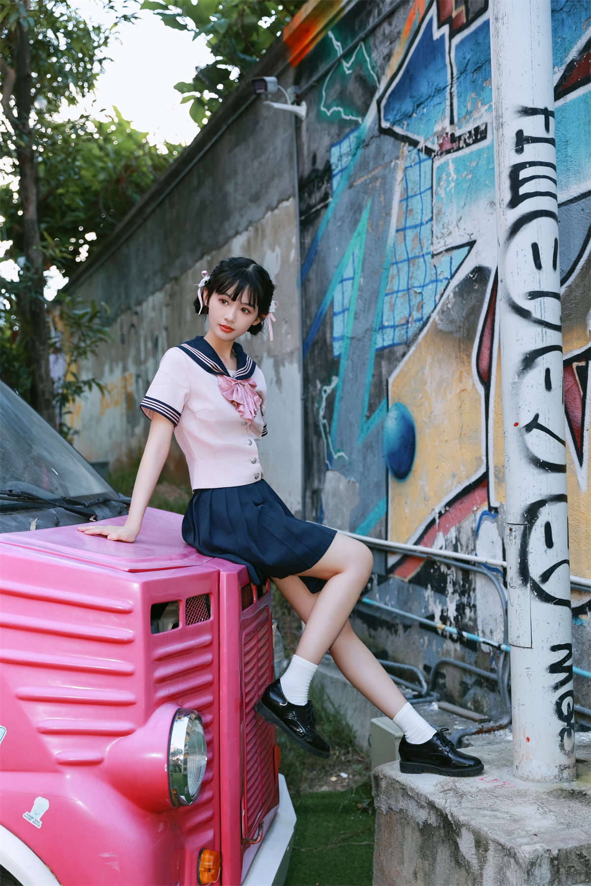 YITUYU艺图语 2023.08.25 夏日JK少女 小乐-日更街拍
