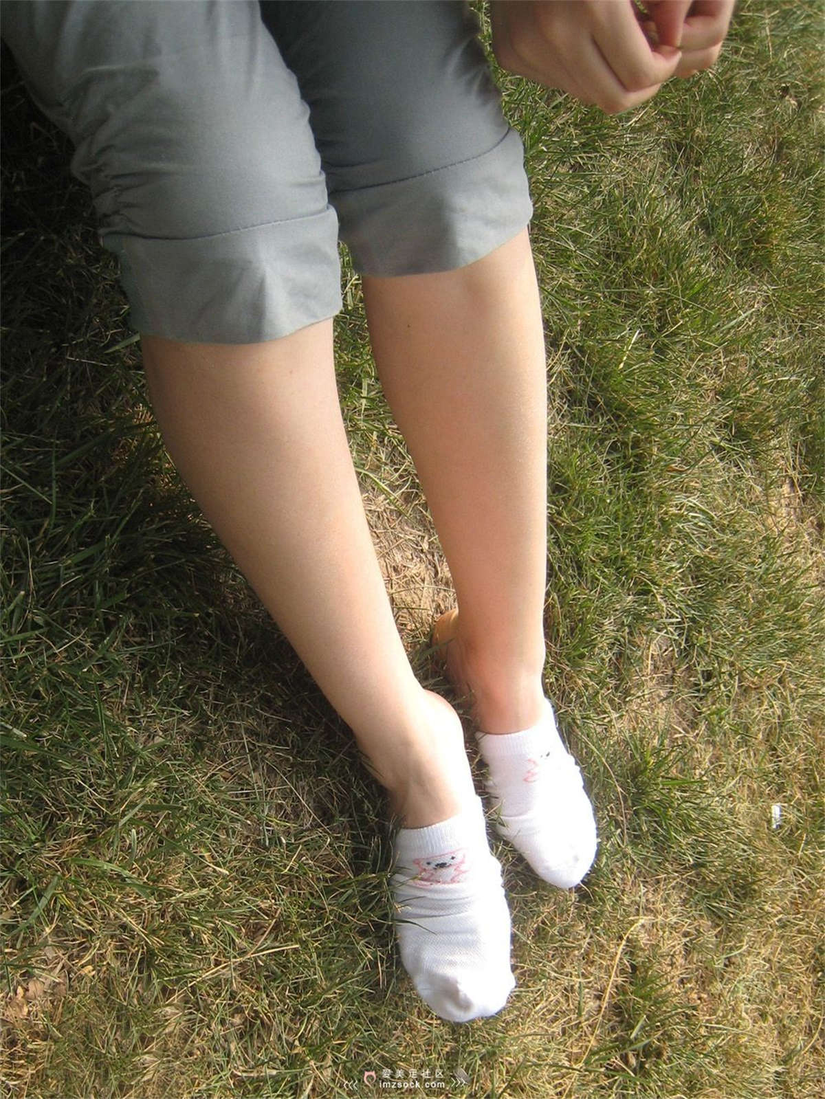 MZSOCK-2018 No.273 七分裤短发少女帆布鞋纤细小腿 【第三季】-日更街拍