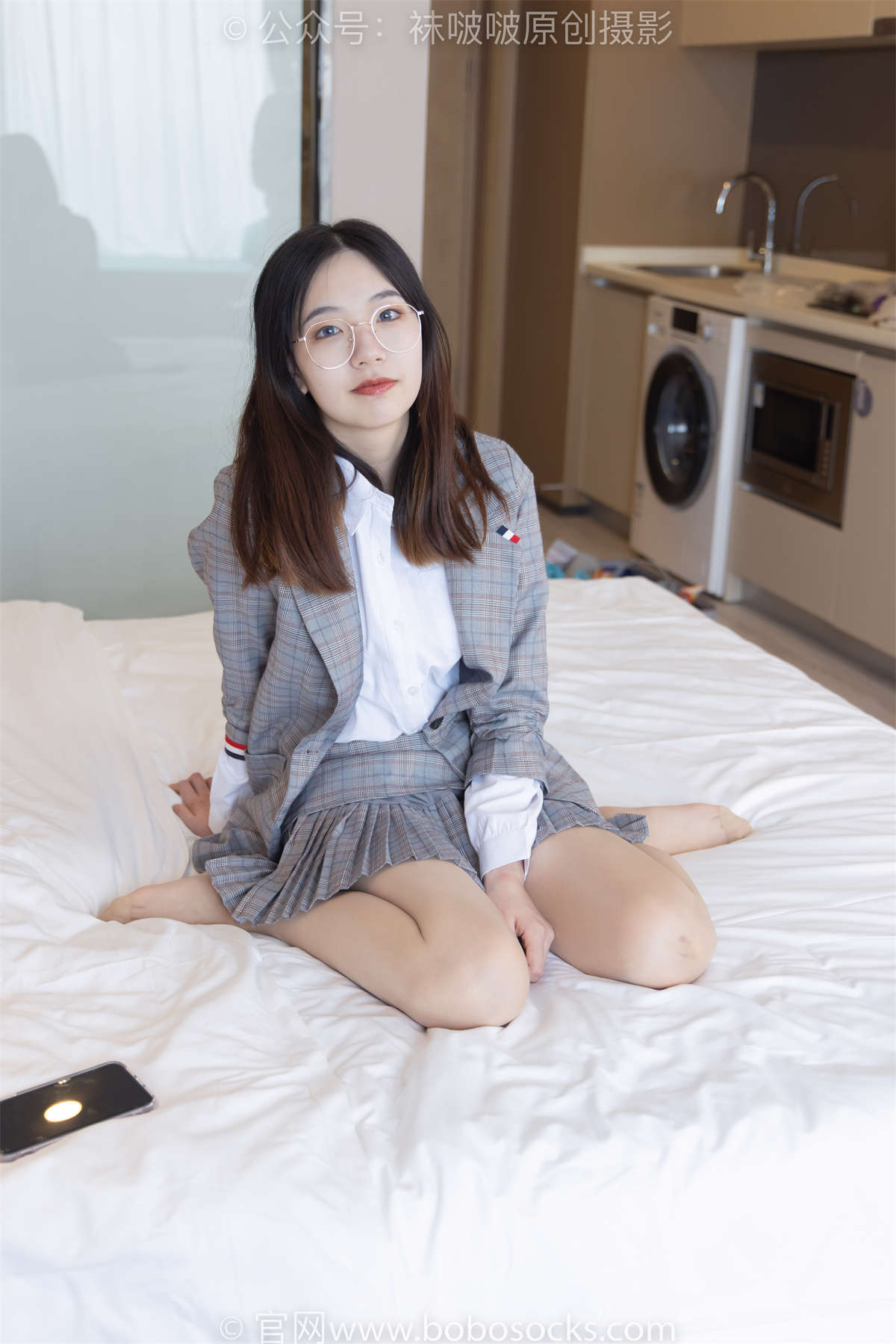 袜啵啵 No.183 小甜豆-平底鞋、肉丝（脚尖加固款）花絮版-日更街拍