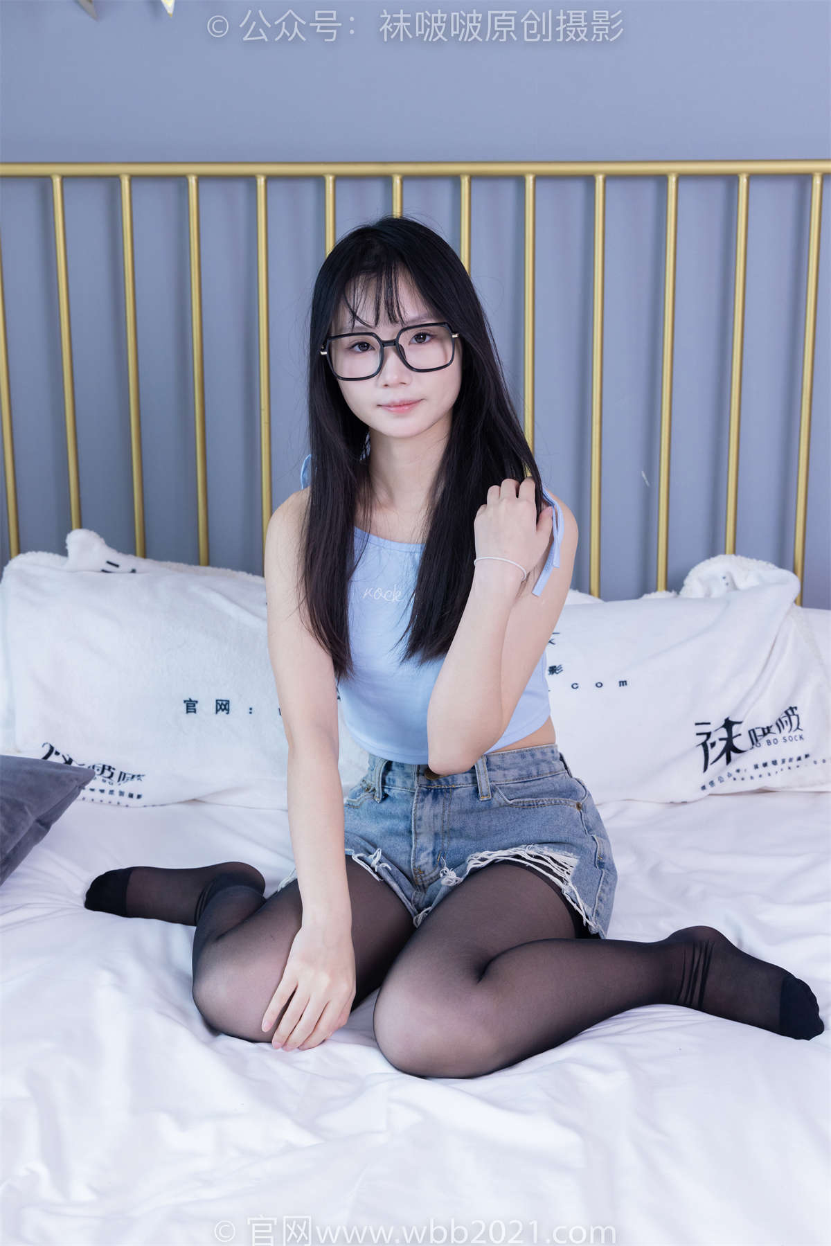 图片[2]-袜啵啵 No.353 甜甜圈-高跟鞋、黑丝（脚尖加固款）、裸足(仅花絮版）花絮版-日更街拍