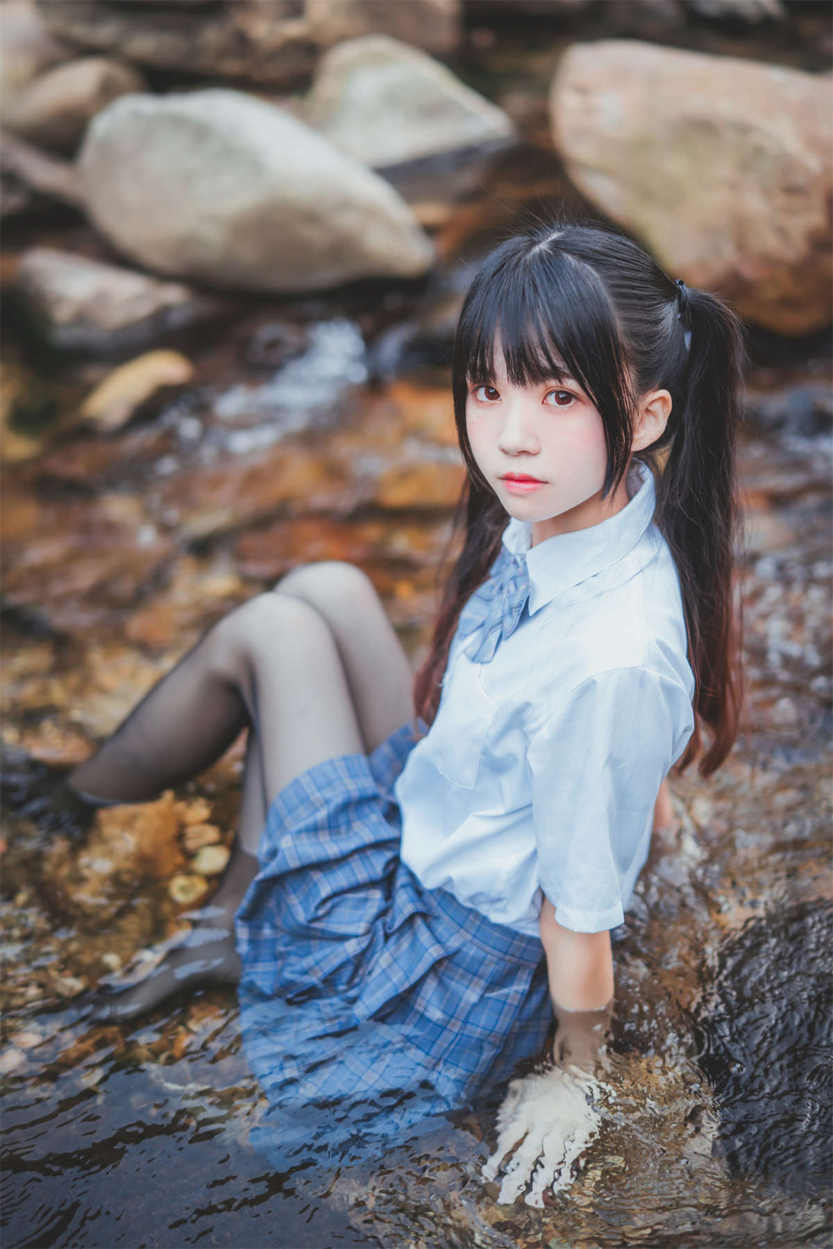 桜桃喵 – 死库水-日更街拍