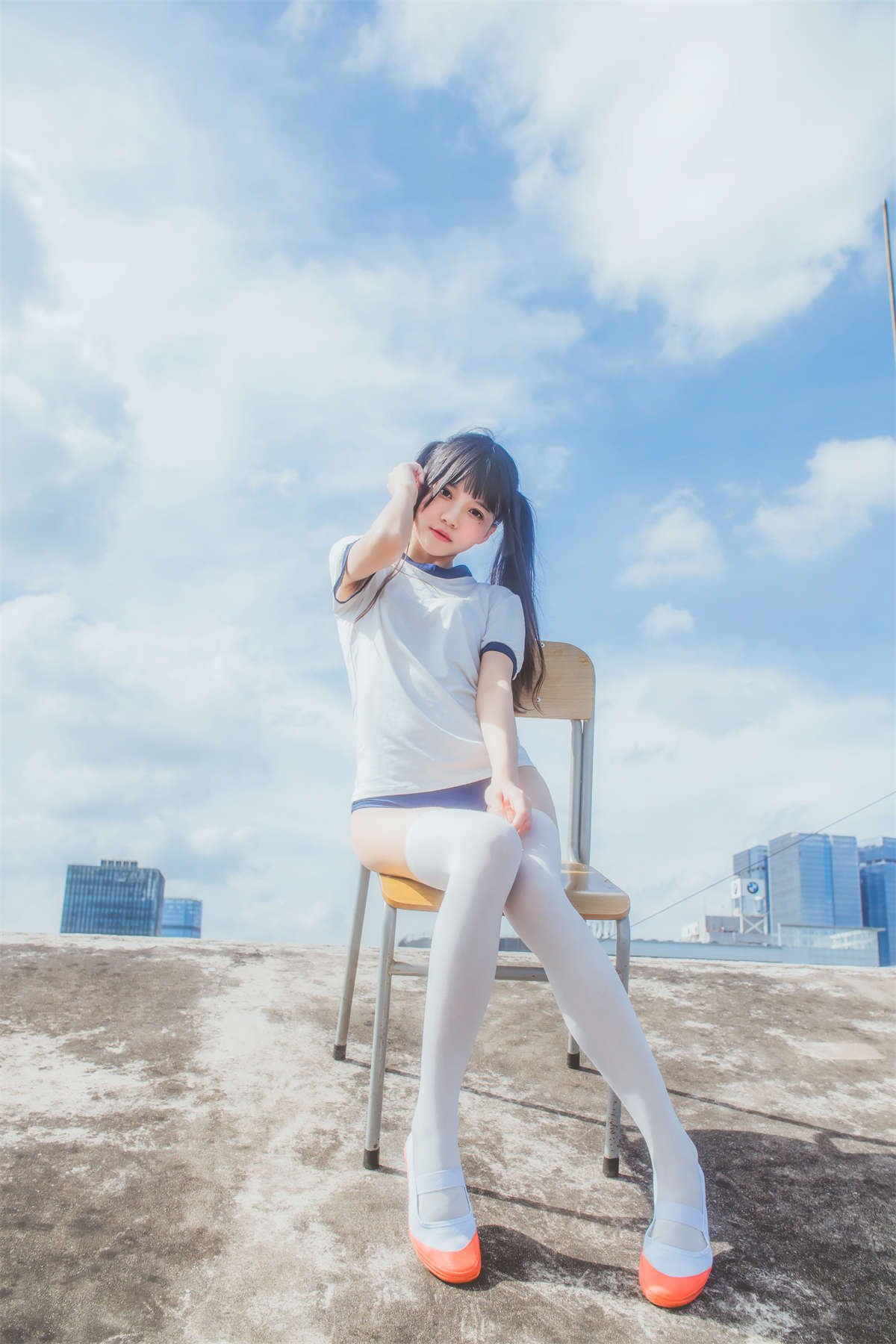 桜桃喵 – 体操服-日更街拍