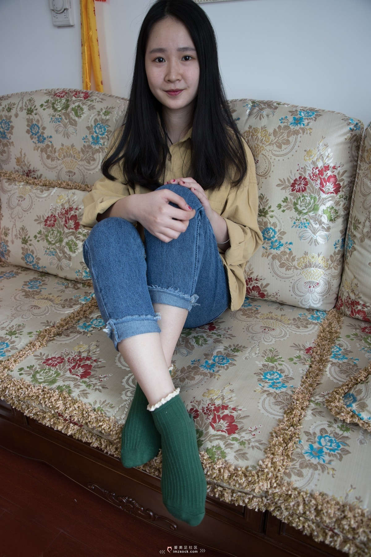 图片[2]-MZSOCK-2018 No.277 吴心 小白鞋棉袜-日更街拍