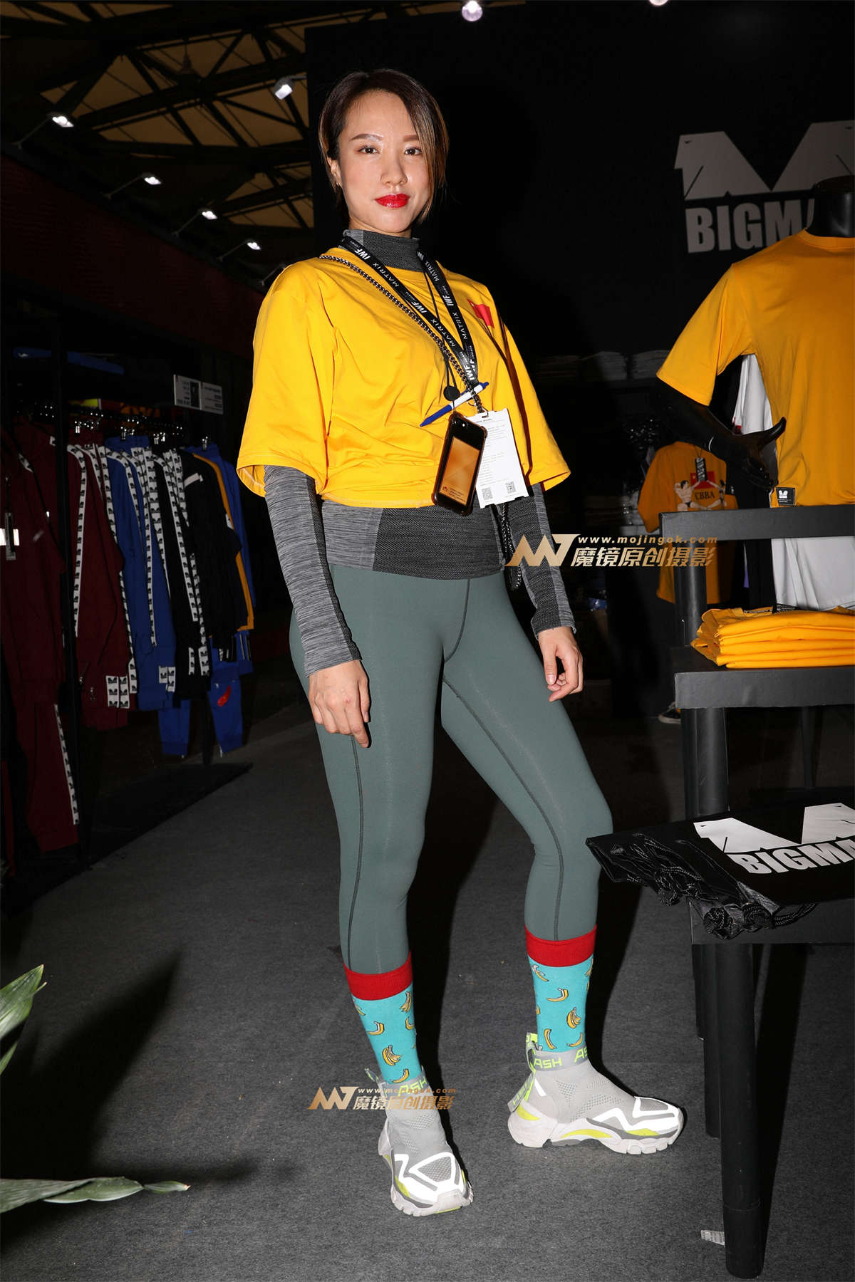 深绿色瑜伽-日更街拍