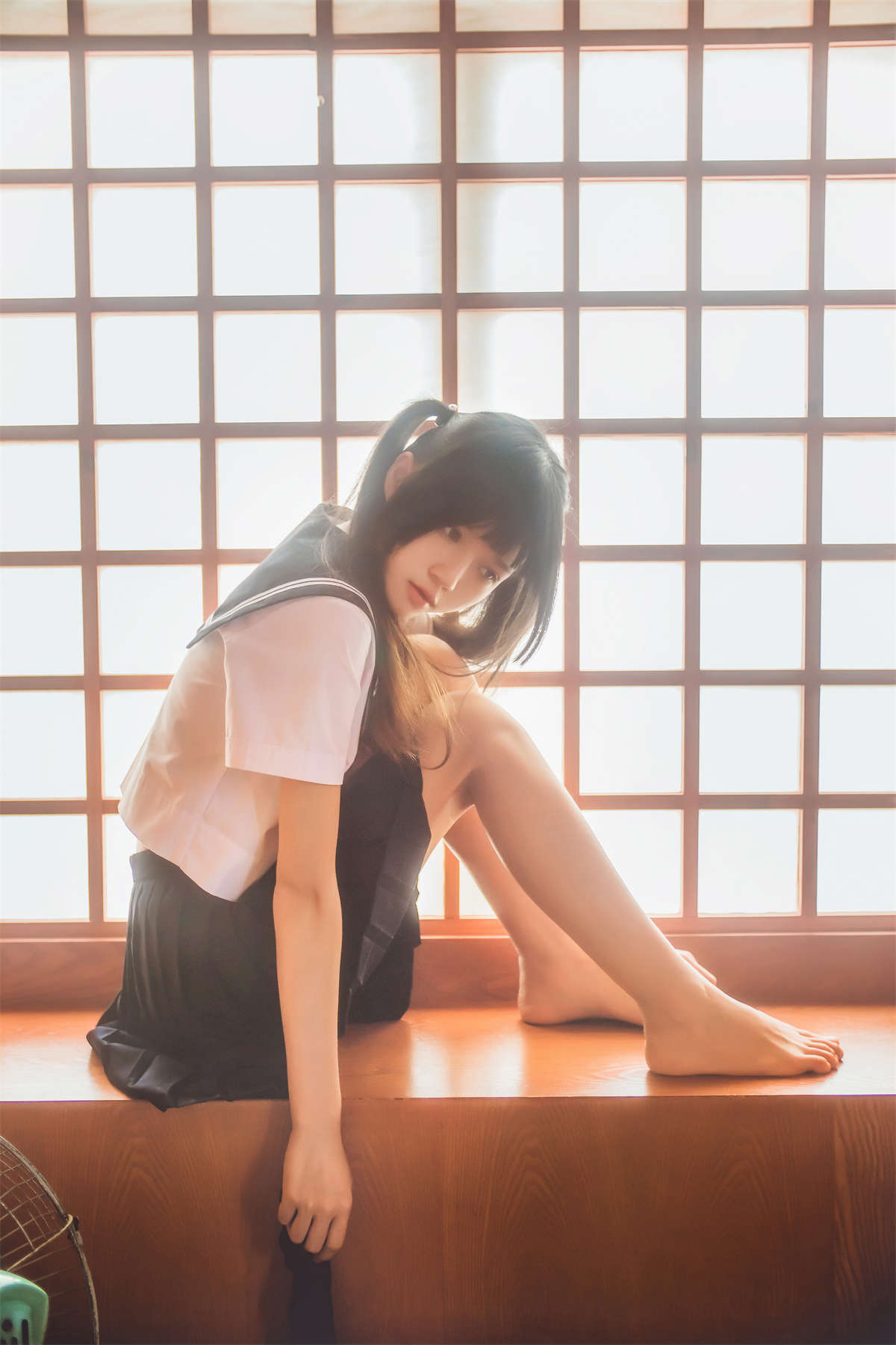 图片[2]-桜桃喵 – 小背心换水手服-日更街拍