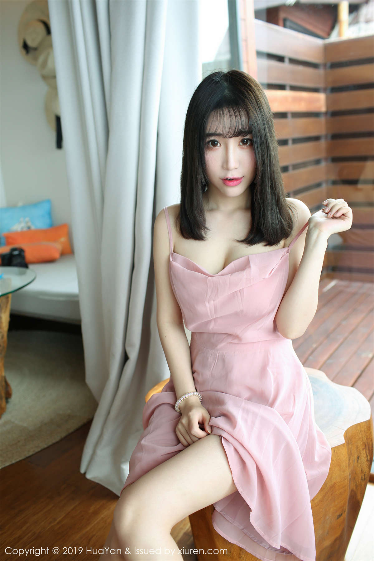 HuaYan花の颜 2019.03.15 VOL.062 绯月樱-Cherry-日更街拍