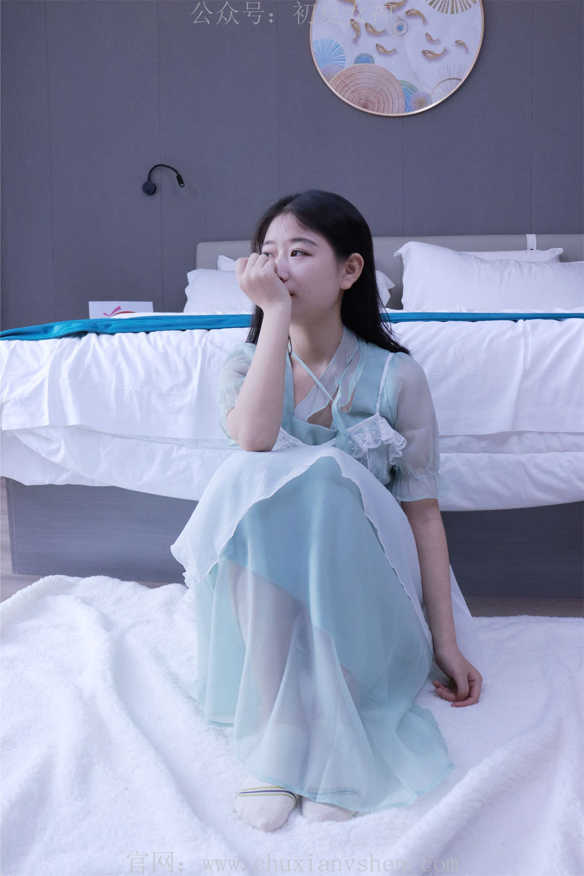 图片[2]-初夏女神 No.009 念念 绿野仙踪M码连衣裙搭回力球鞋-日更街拍