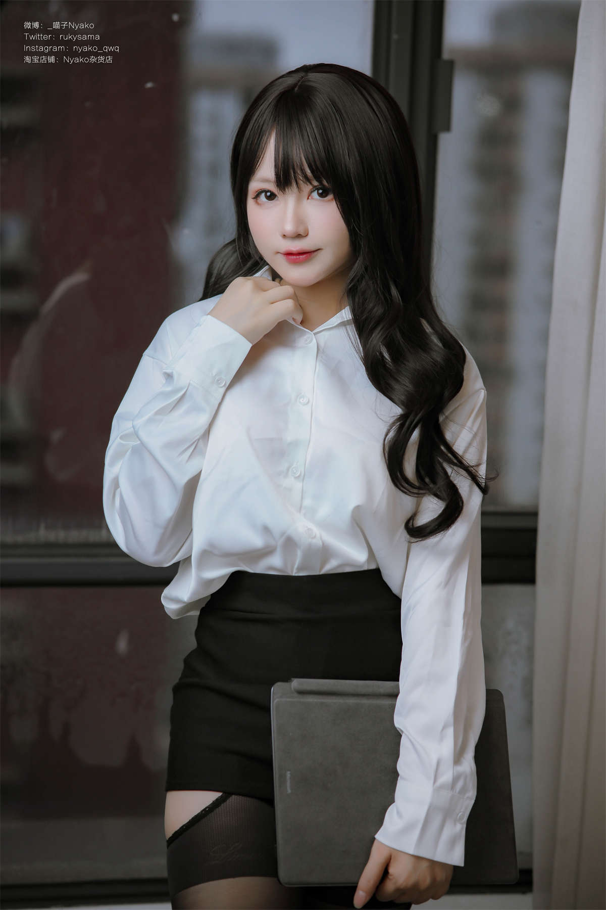 图片[2]-Nyako喵子 NO.050 隣のやばいお姉さん OL-日更街拍