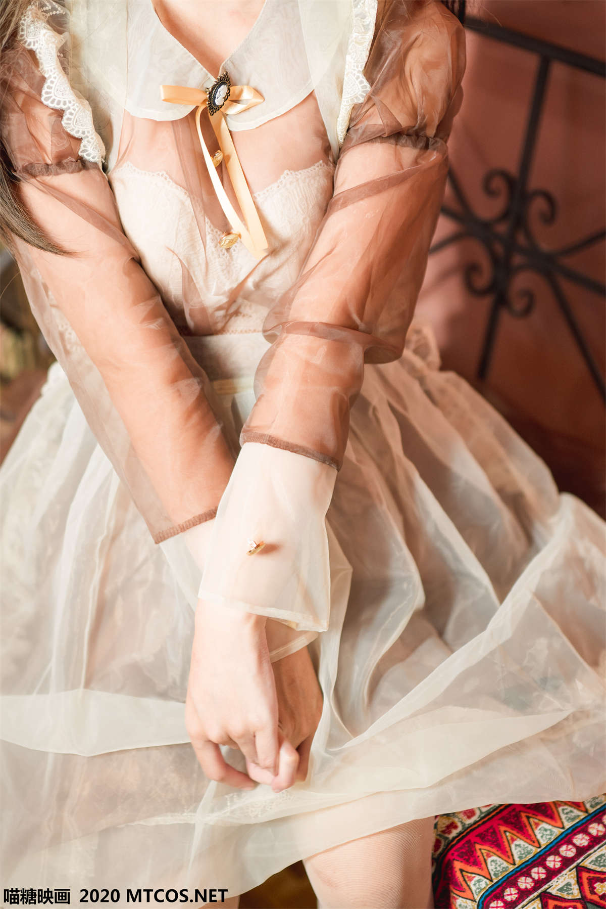 喵糖映画 VOL.124 棕色女仆装 蠢沫沫-日更街拍