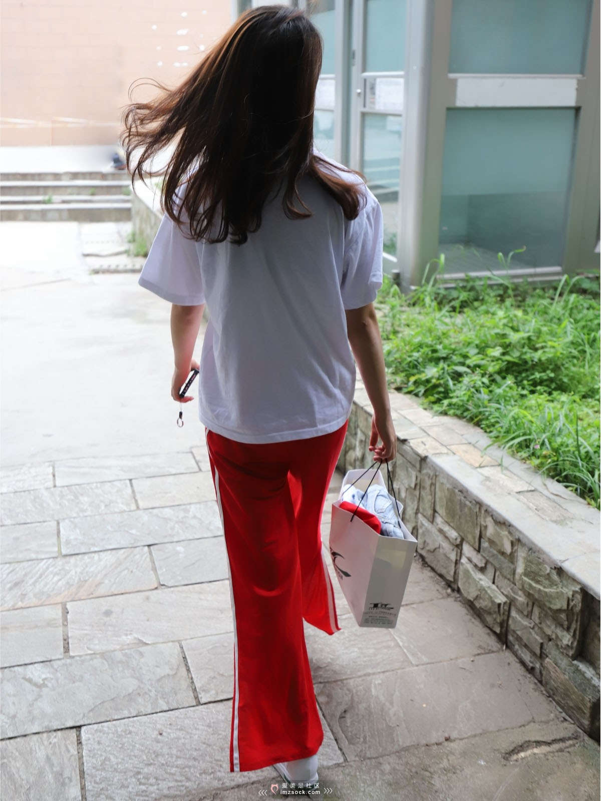 图片[2]-MZSOCK-2018 No.283 清纯运动风 黑色蕾丝小船袜-日更街拍