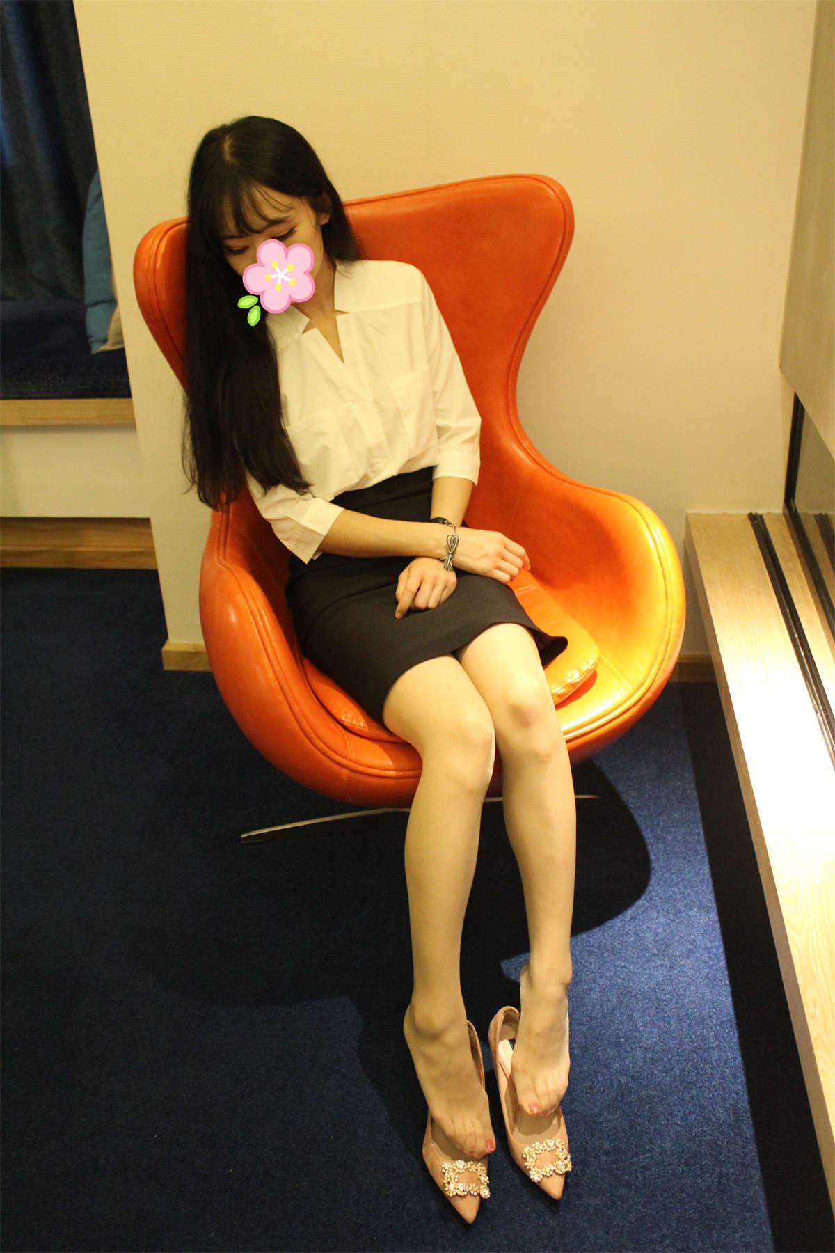 图片[2]-乔依丝joys NO.006 出差的OL-日更街拍