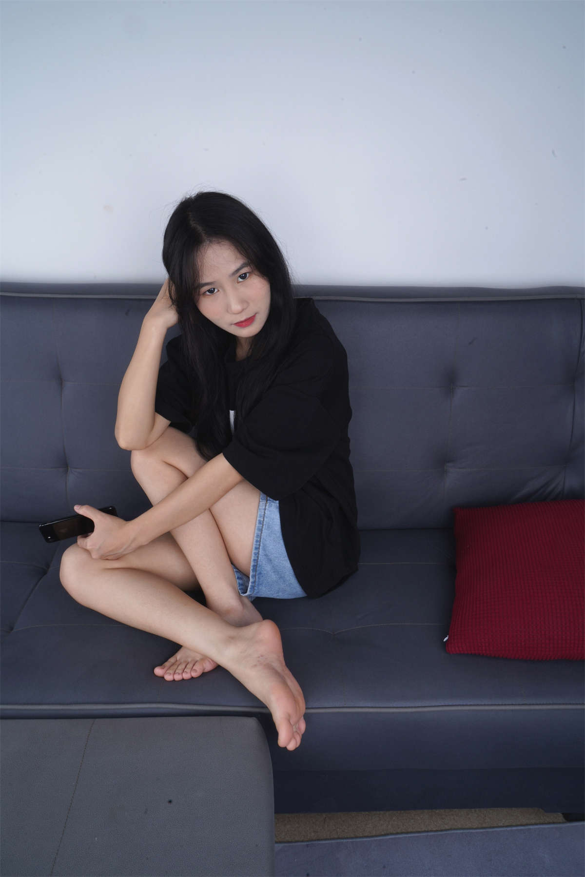 aapary摄影 No.155 乐瑶足弓37码美脚底展示-日更街拍