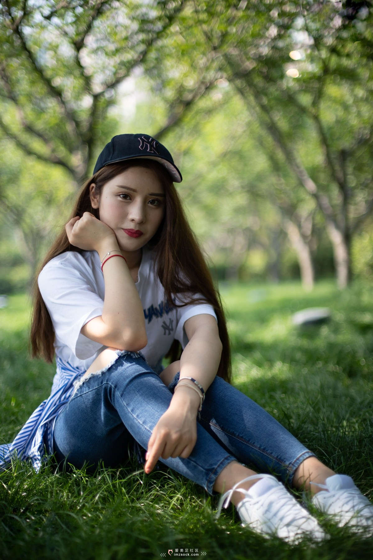 图片[2]-MZSOCK-2018 No.293 梦凡小白鞋 纯纯棉袜-日更街拍