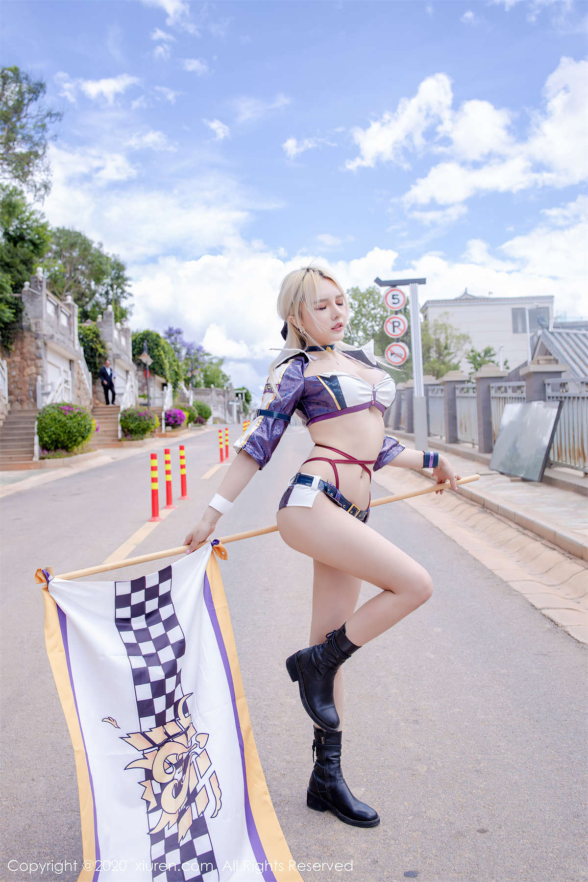 图片[2]-Xiuren秀人网 2020.07.09 NO.2308 淼淼小姐姐呀-日更街拍