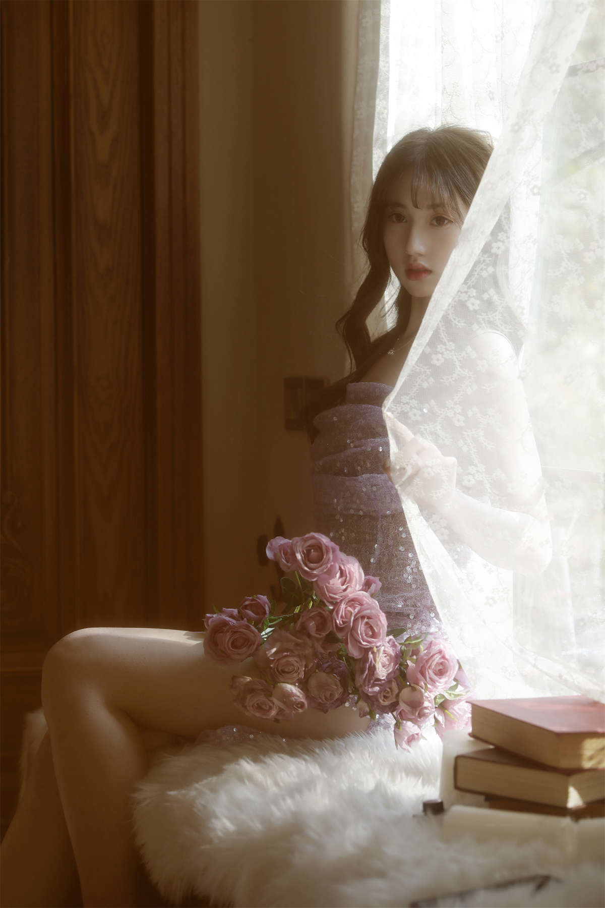 图片[2]-YITUYU艺图语 2022.04.15 紫蔷薇 怡子yiii-日更街拍