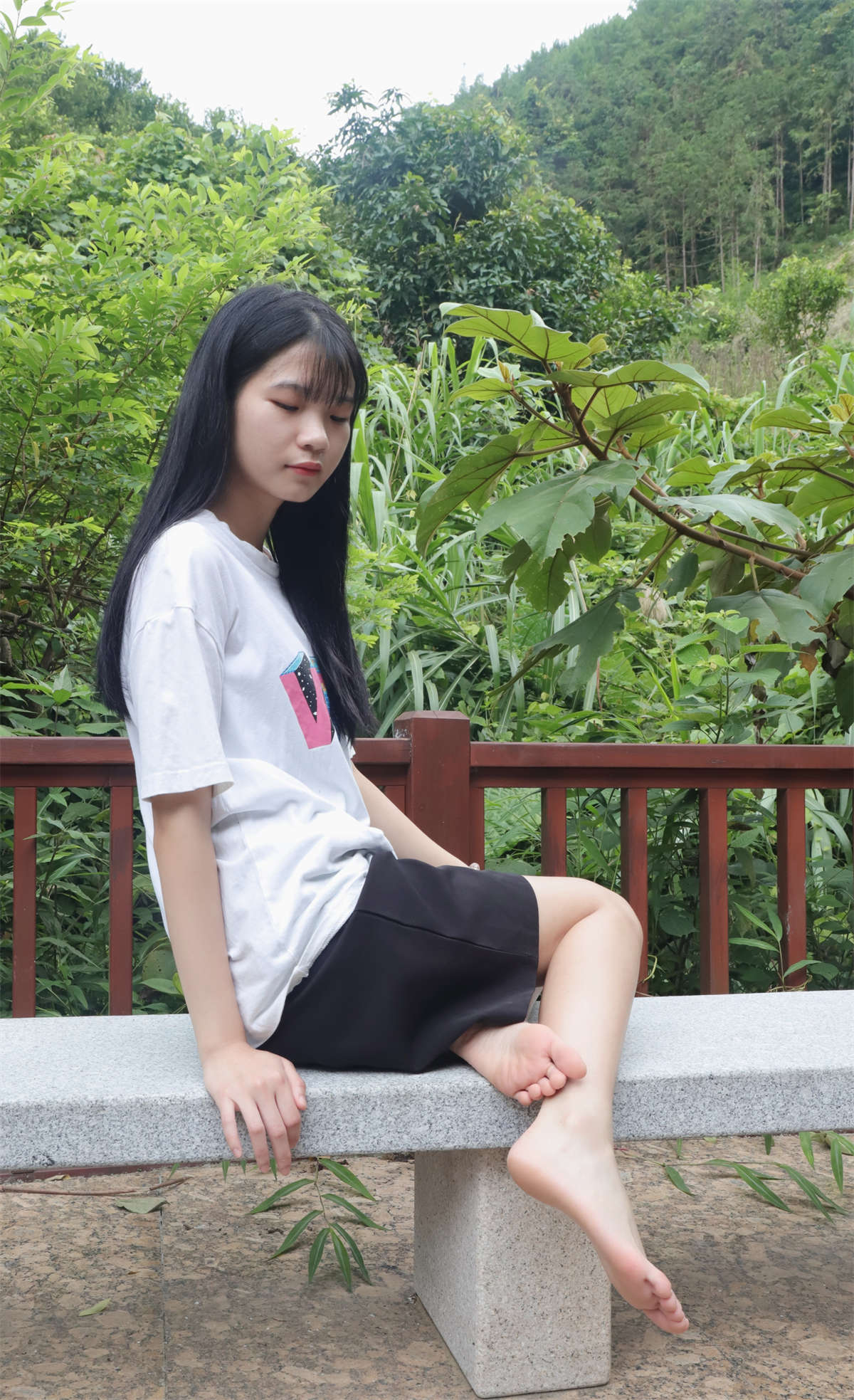 aapary摄影 No.039 大学生小萍满是胶原蛋白的美脚 第一季-日更街拍
